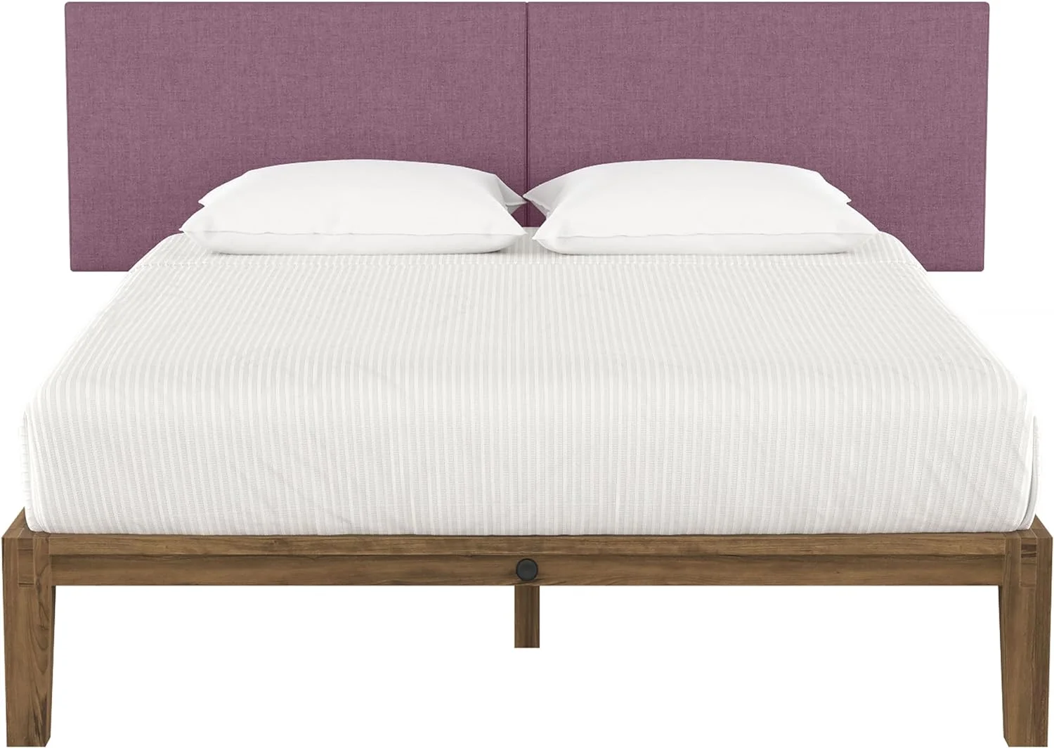 Panelist Modern Padded Headboard- Set Of 2 Wall Mounted Panels (Each 22.5