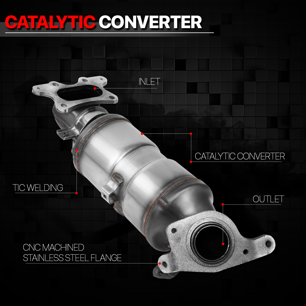 Stainless Exhasust Manifold Catalytic Converter for 06-11 Honda Civic DX/LX/EX
