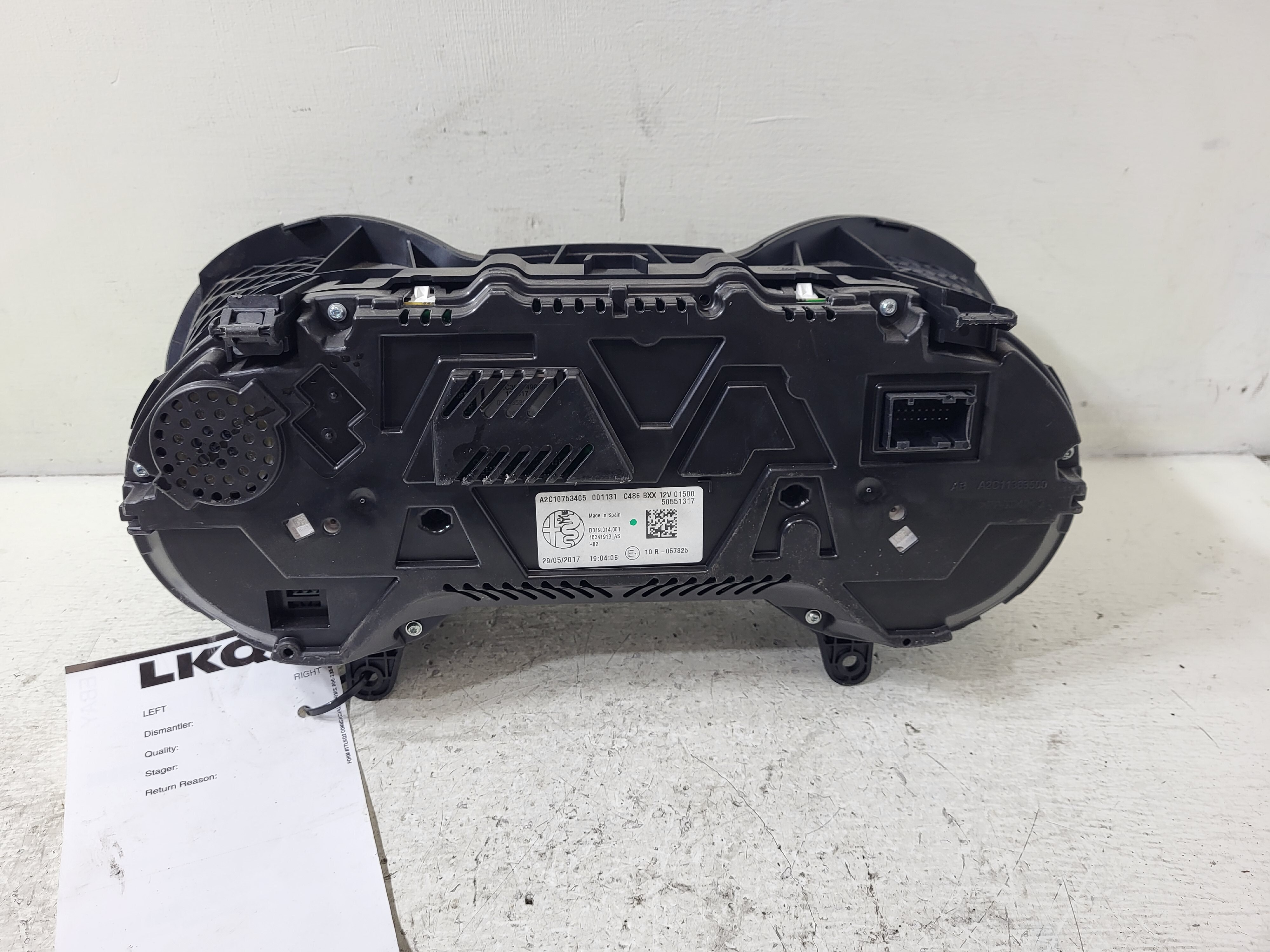 Pre-Owned 2018-2019 Alfa Romeo Stelvio Speedometer Speedo Cluster 48k Miles OEM LKQ (Good)