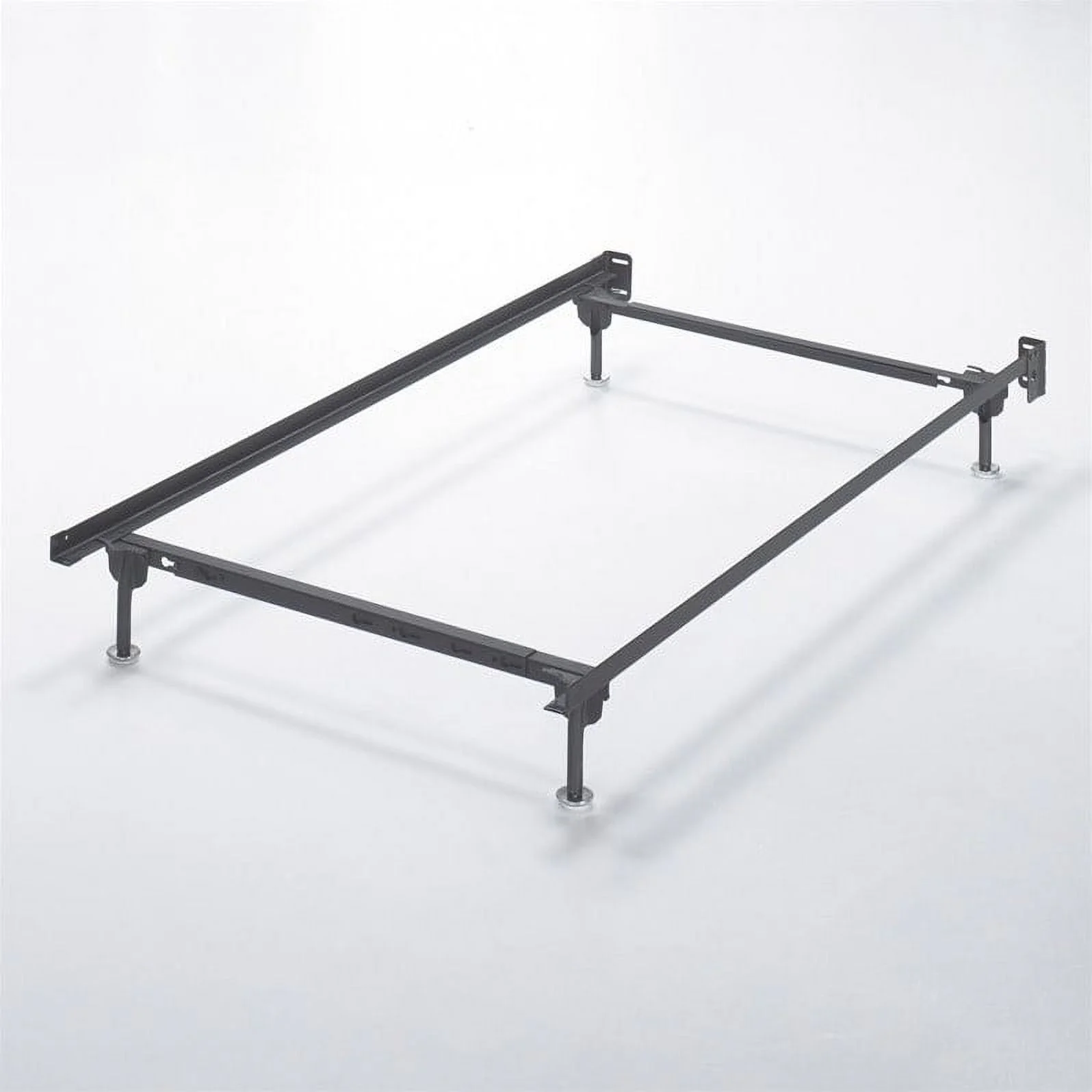 Kingfisher Lane Twin Metal Bed Frame in Black
