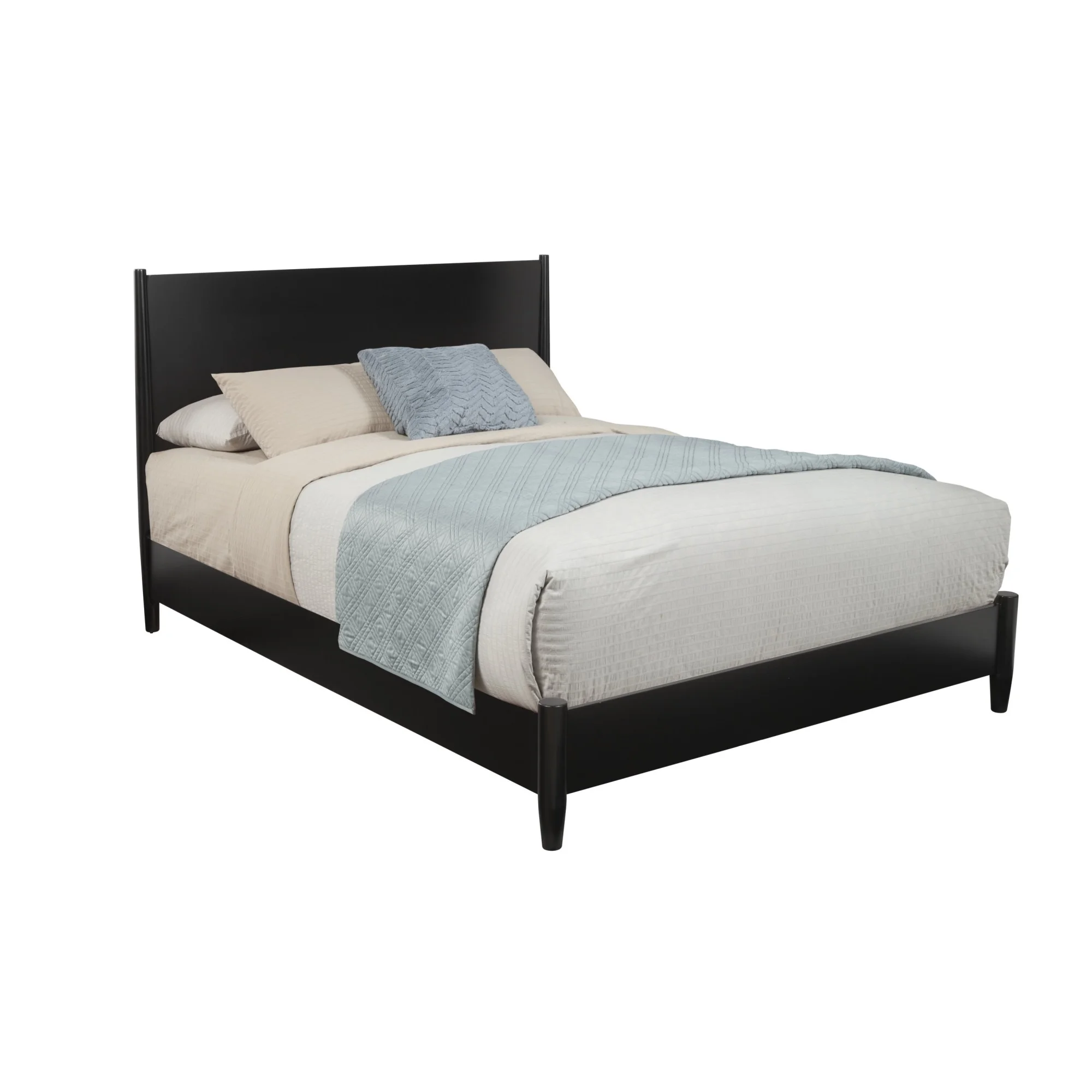 Alpine Furniture Flynn Queen Platform Bed in Black