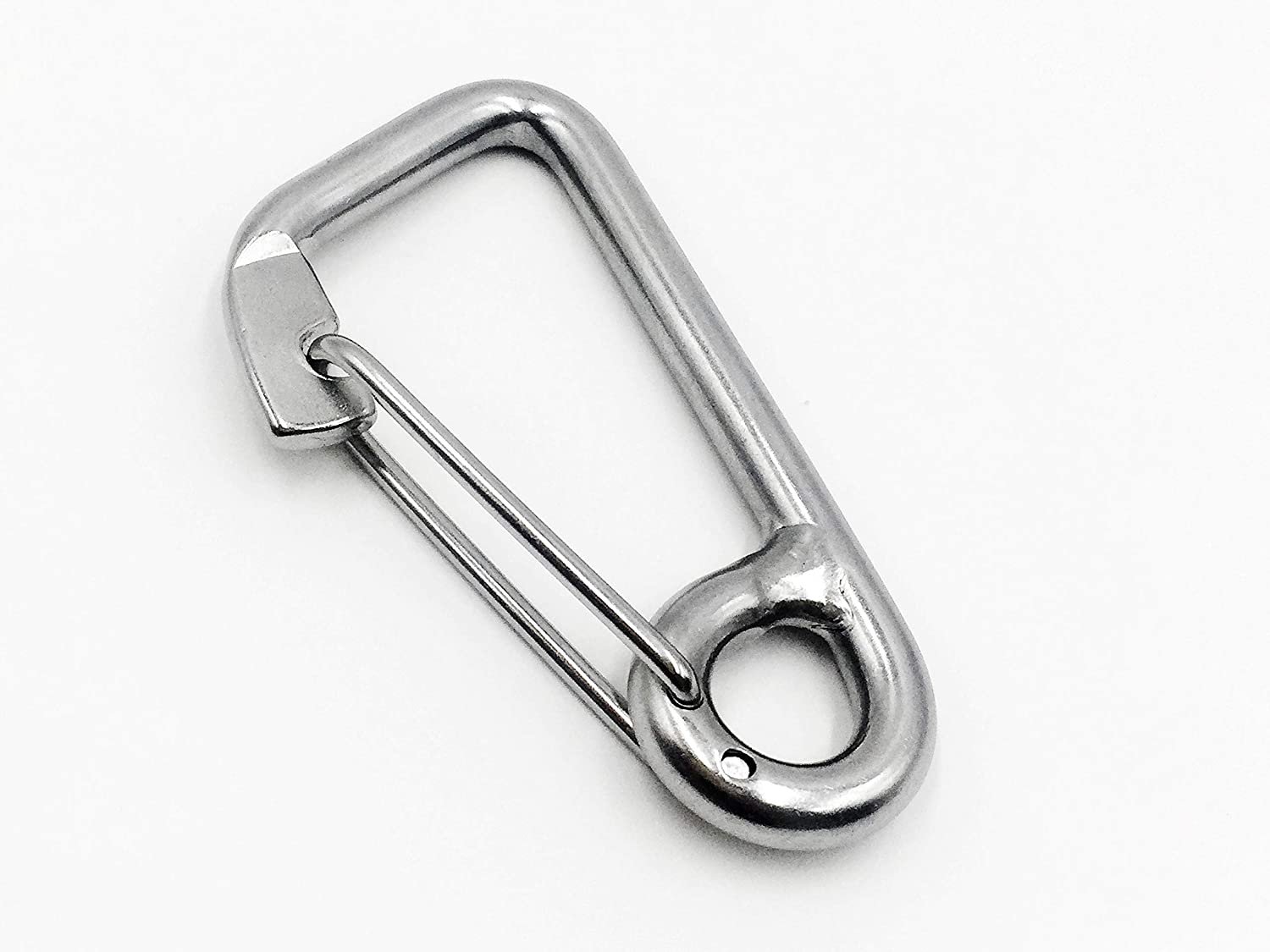 Marine City 316 Marine Grade Stainless Steel Carabiner Spring Snap Hook Boat B:3 Inches