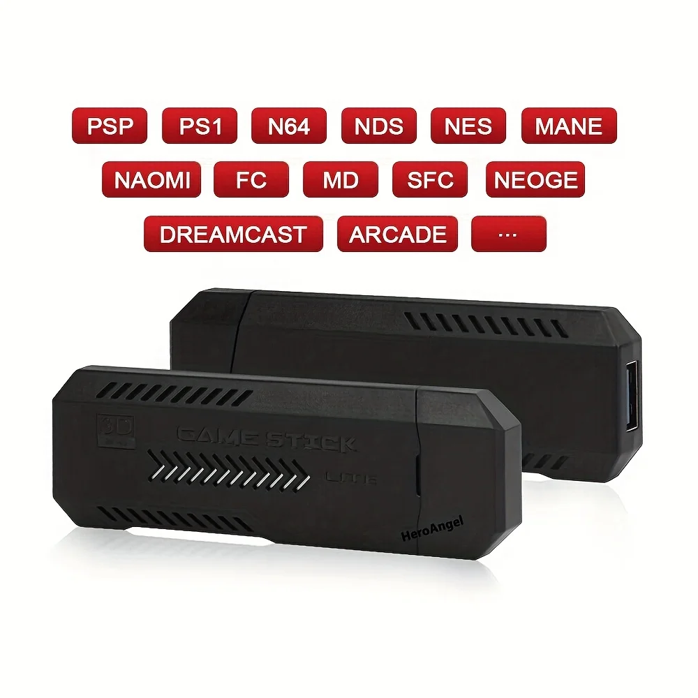 X2PLUS 3d Retro Video Game Console 2.4g Wireless Controller HD 4.3 System, TV Two-player Battle, Pps/psPSP/PS1/N64/NDS/NES/MAIN/FC/SFC Adult Children's Game Console, Game Console Gift