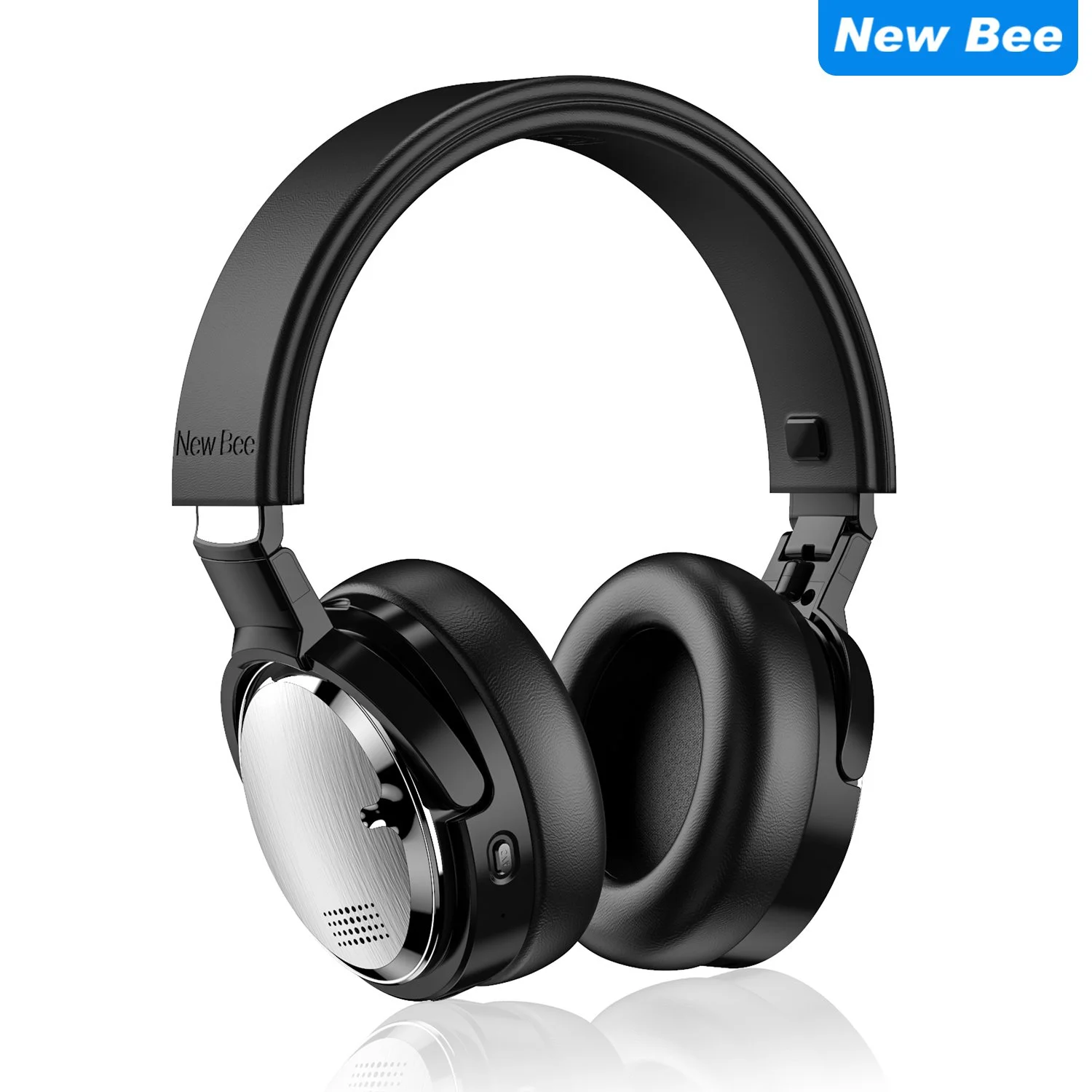 Over Ear Wireless Headphones Bluetooth 5.0, Built-in Microphone, Active Noise Cancelling, Headset for Computer, Laptop, Cell Phone