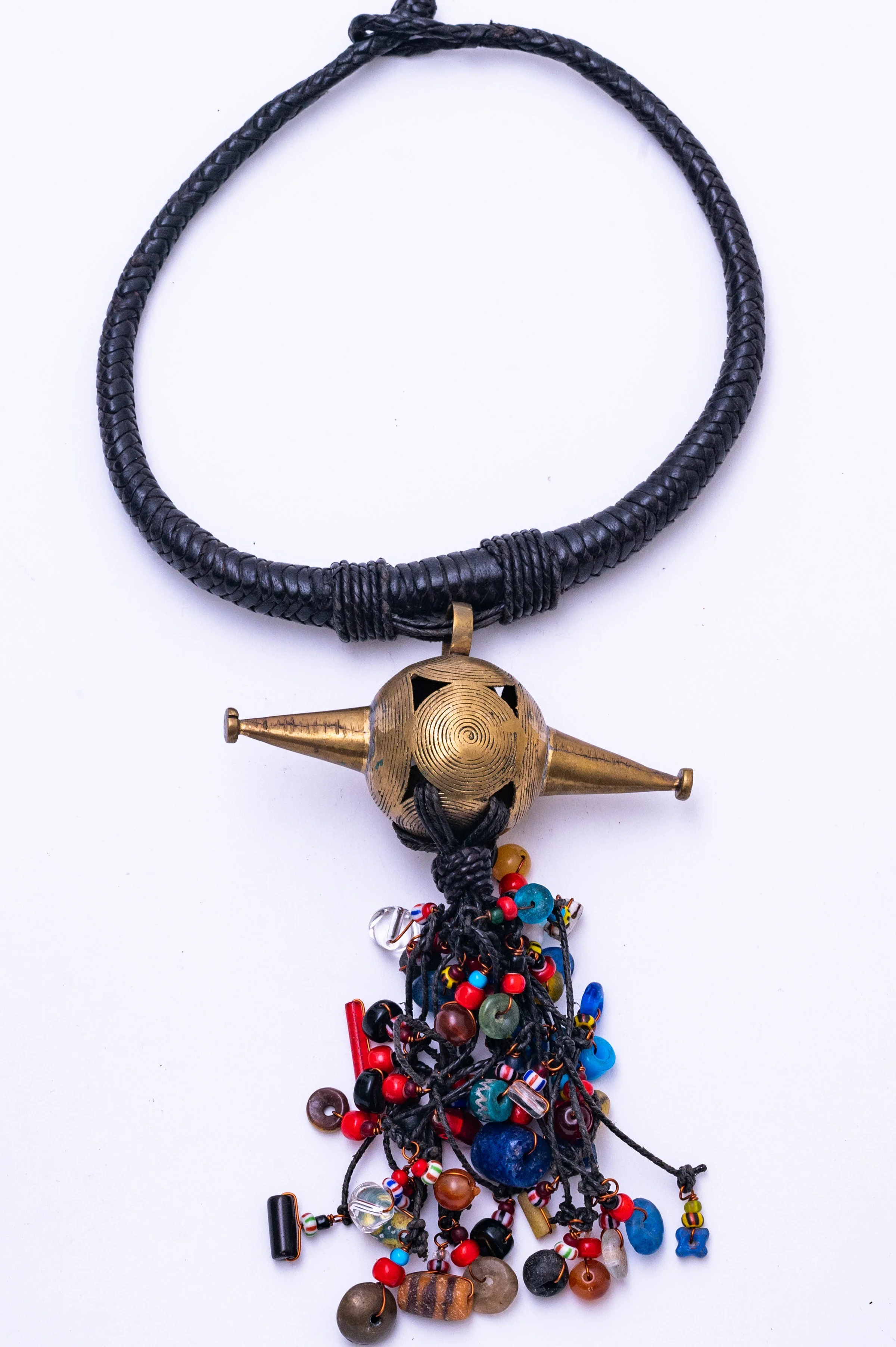 African Delights Handcrafted Female African Necklace - Multicolor No. 1