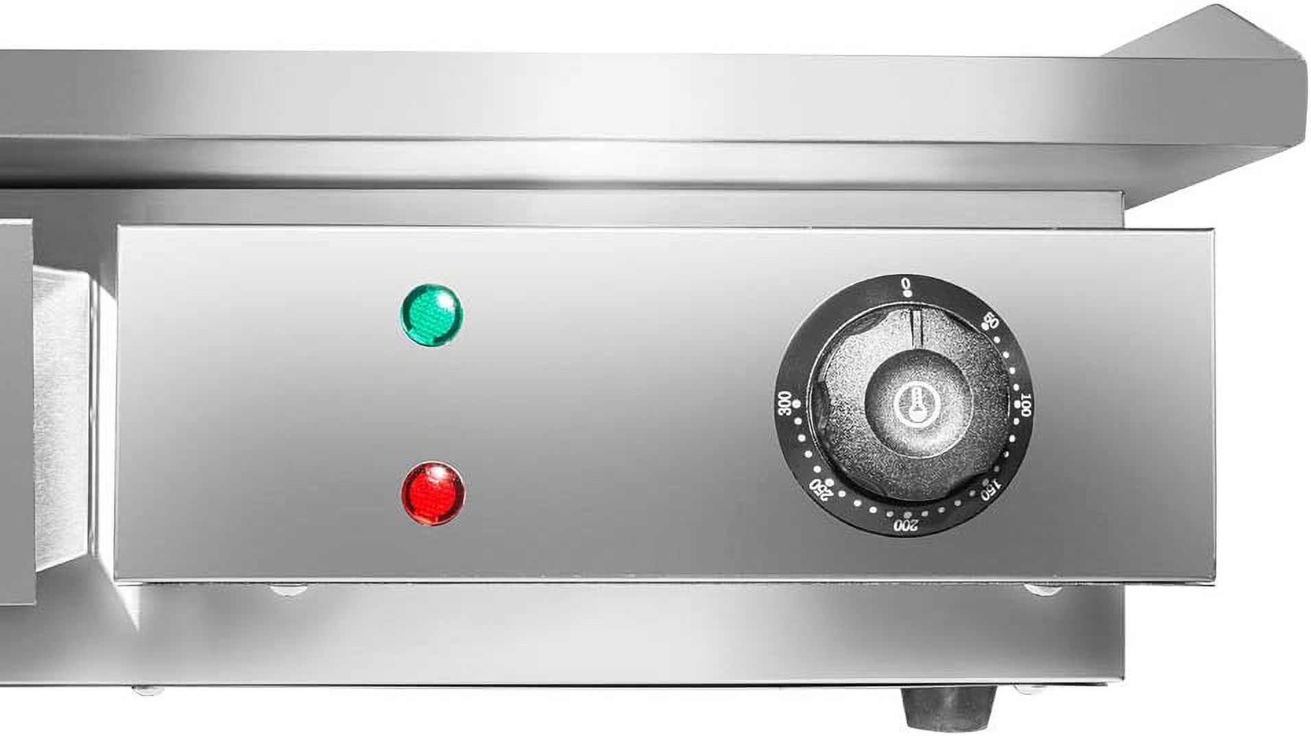 Flat Top Griddle | Teppanyaki Grill With Single Thermostat | Griddle | 21.50’ X 16.00’ | 110V