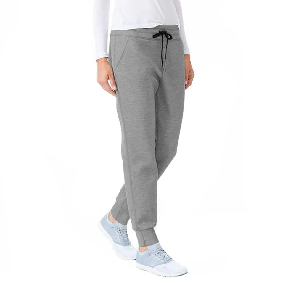 32 DEGREES Ladies' Tech Fleece Jogger, Gray, X-Large