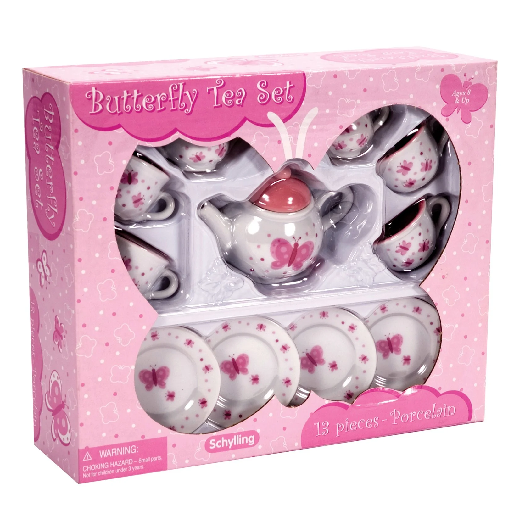 Butterfly Mini Toy Tea Set