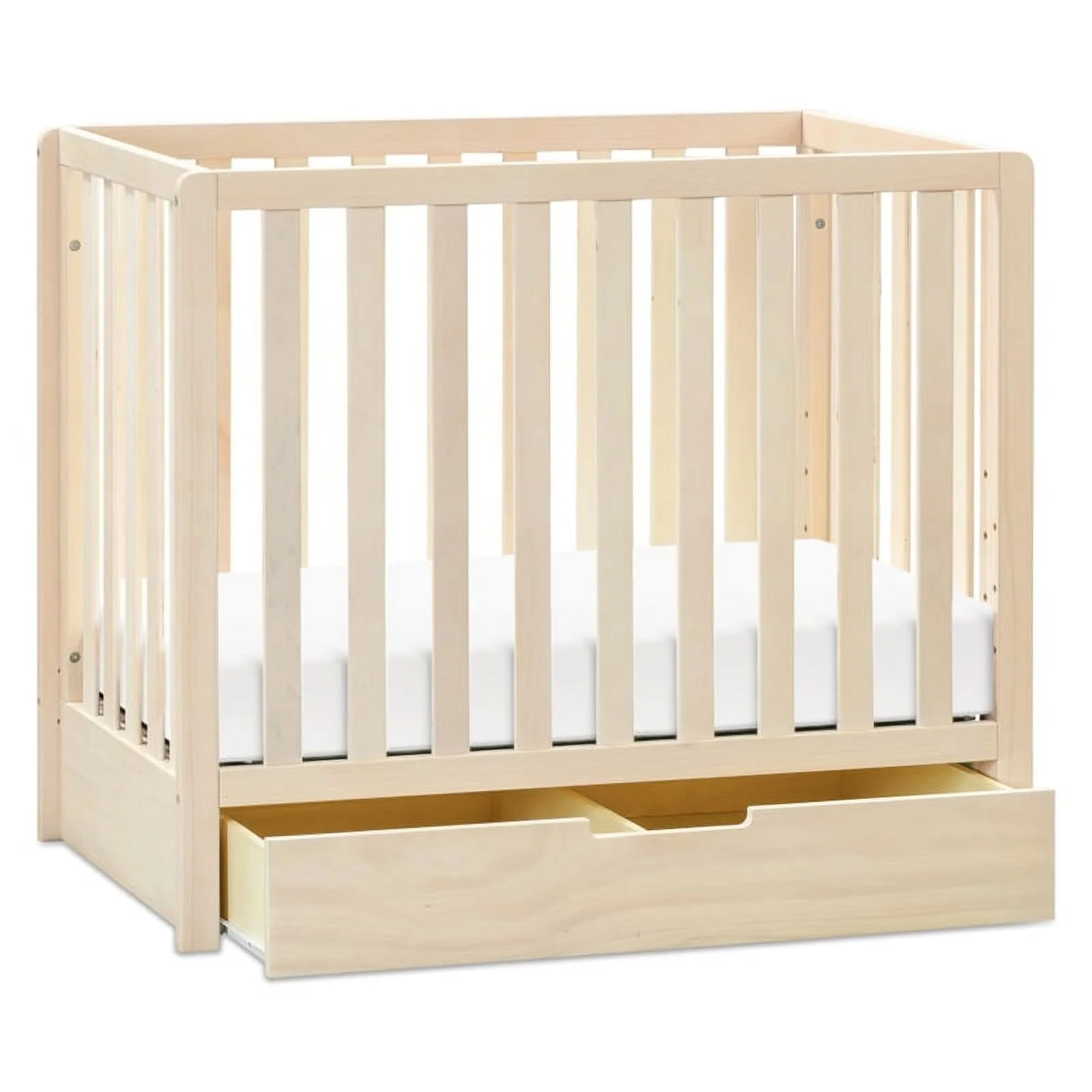 Carter's by DaVinci Colby 4-in-1 Convertible Mini Crib with Trundle in Washed Natural