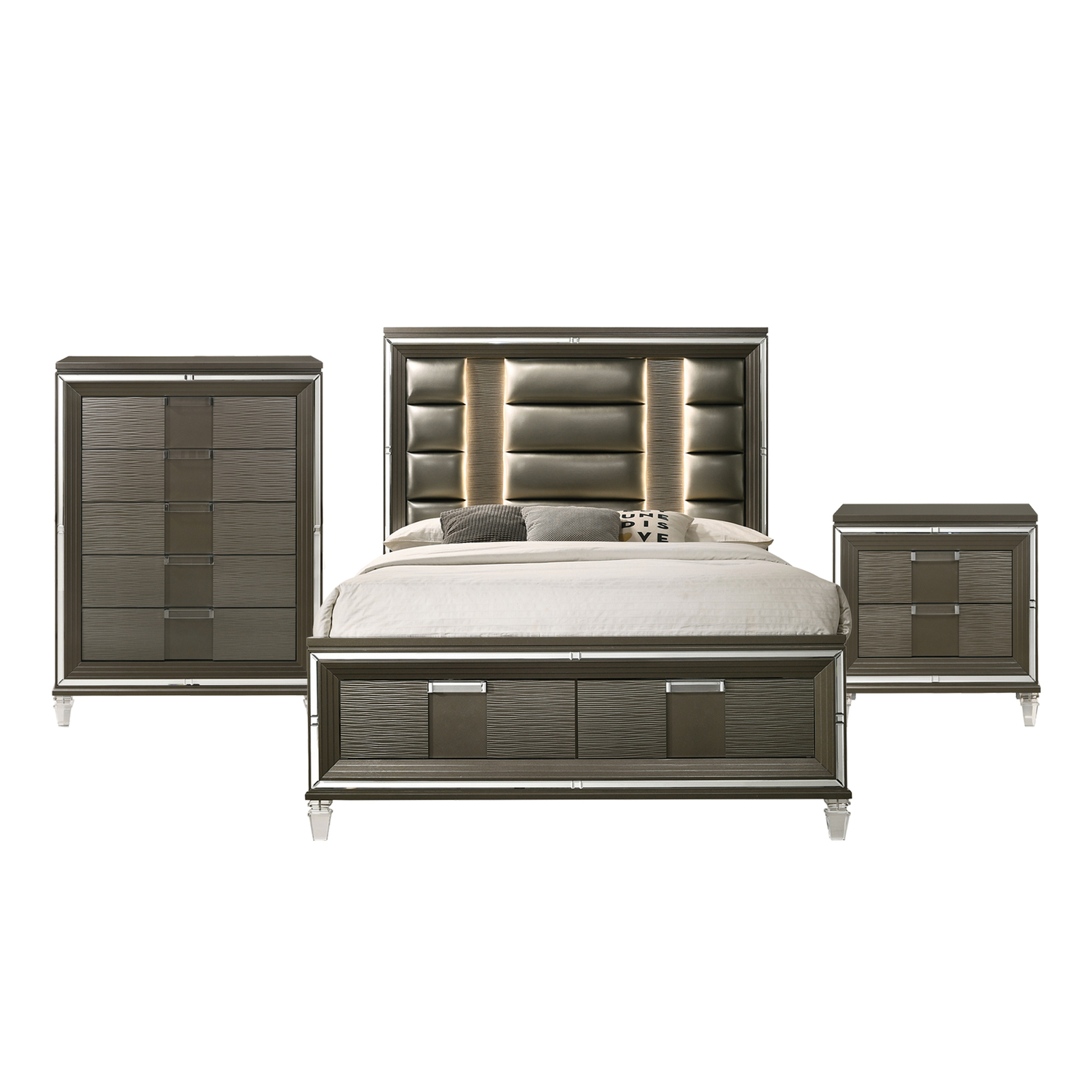 Picket House Furnishings Charlotte Queen Storage 3PC Bedroom Set