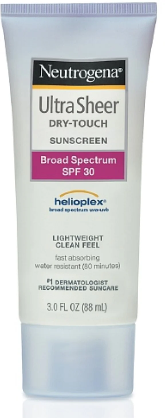 Neutrogena Ultra Sheer Dry-Touch Sunscreen Lotion, SPF 30, 3 oz (Pack of 2)