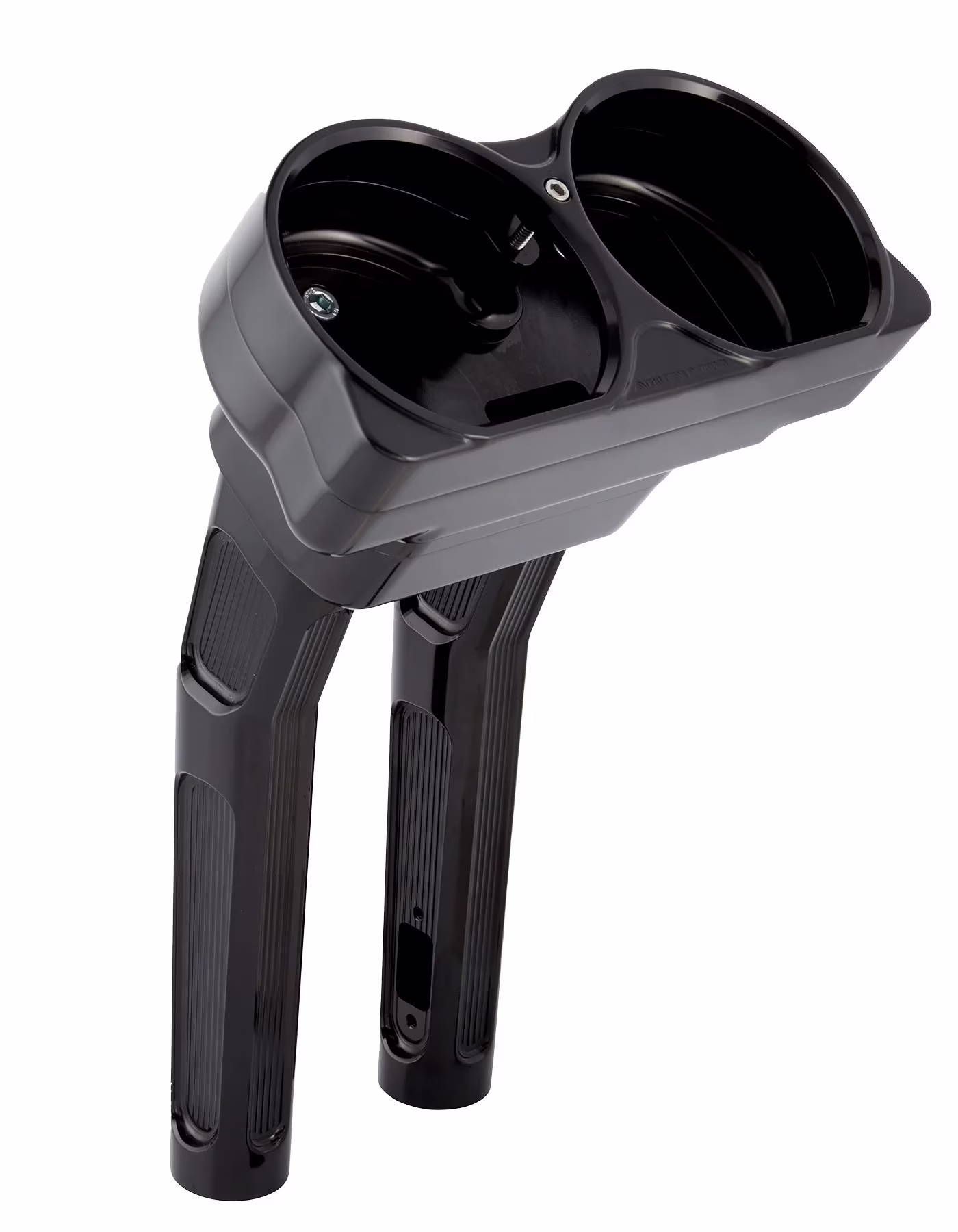 Arlen Ness Method Bagger Black Kickback Handlebar Risers & Gauge Pod (520-032)