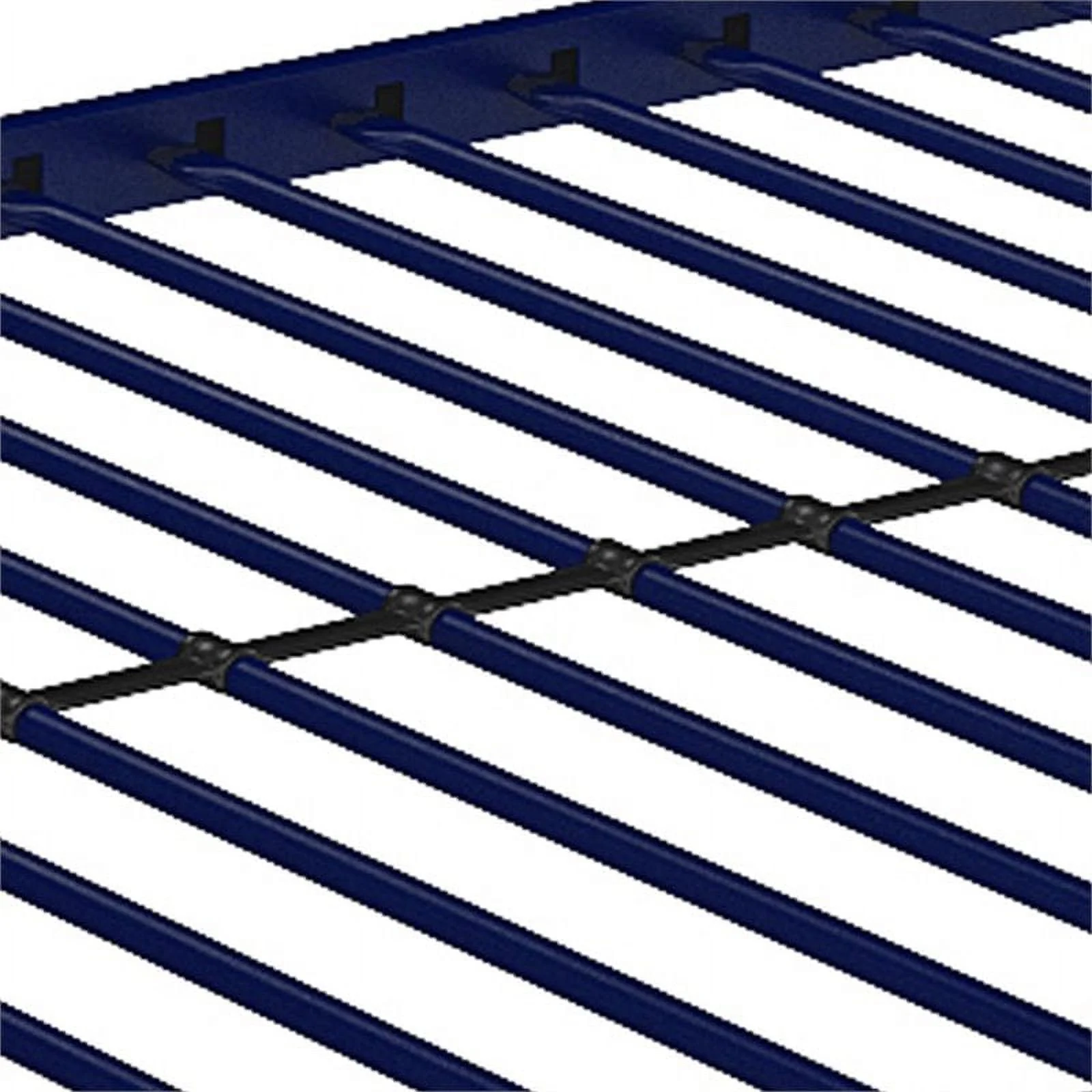 DHP Mabel Full Over Full Metal Bunk Bed in Blue