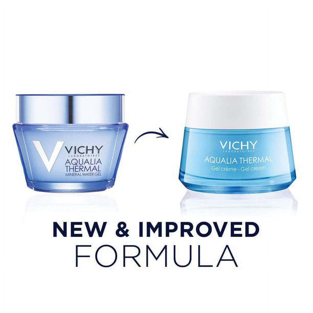 Vichy Aqualia Thermal Mineral Water Gel Moisturizer for Face, 1.69oz *EN
