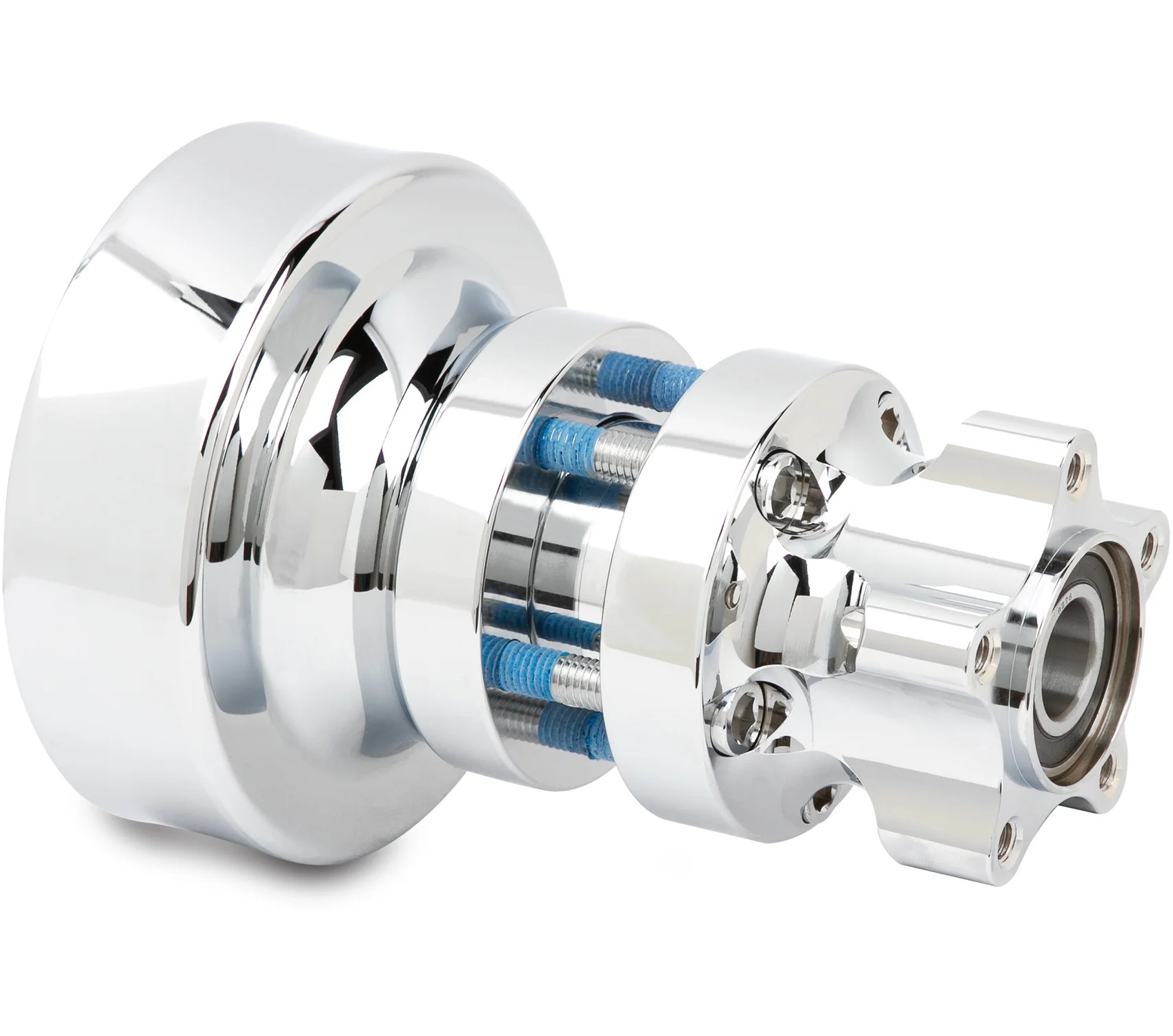 Arlen Ness Chrome Cartridge Hub Kit for Rear Wheel (71-703)