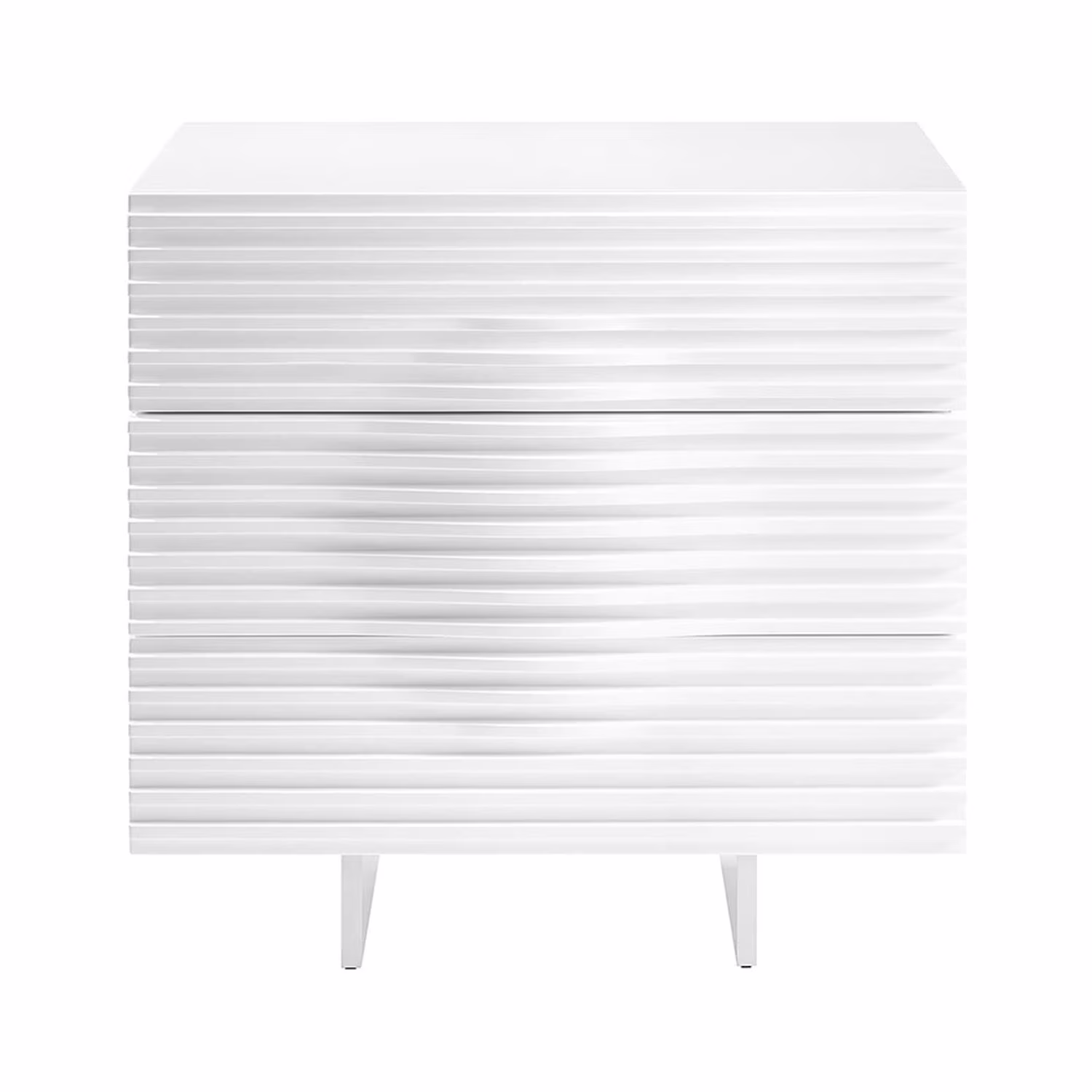 Casabianca Furniture Modern Moon Engineered Wood Dresser in White