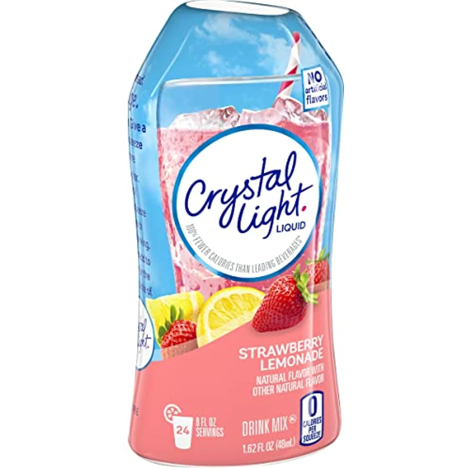 Crystal Light Liquid Drink Mix, Strawberry Lemonade, 1.62 Fl. Oz. (Pack Of 6)
