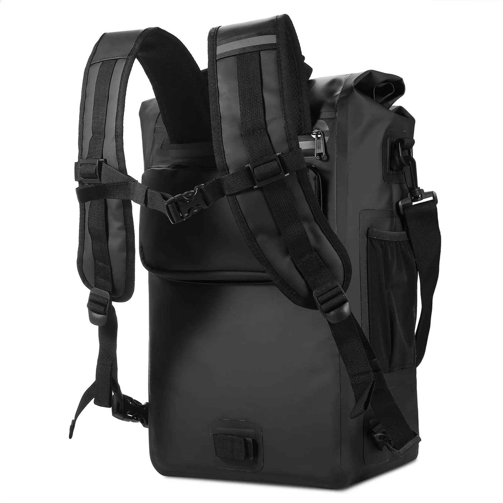 Walmeck 3-in-1 Waterproof Bike Pannier  Rear Rack Bag  Shoulder Bag  Cycling Commuting Bag Pack with Laptop Compartment