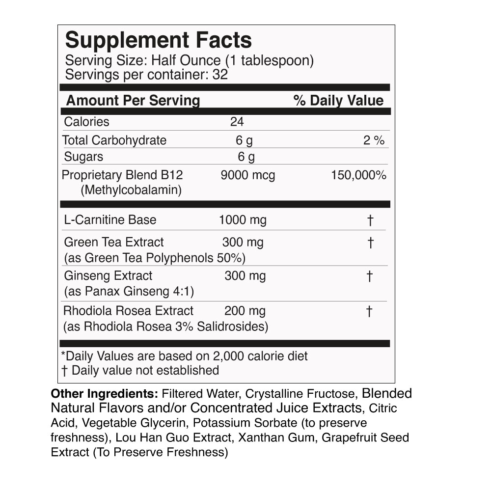 Liquid Extreme Energy Athletic Performance