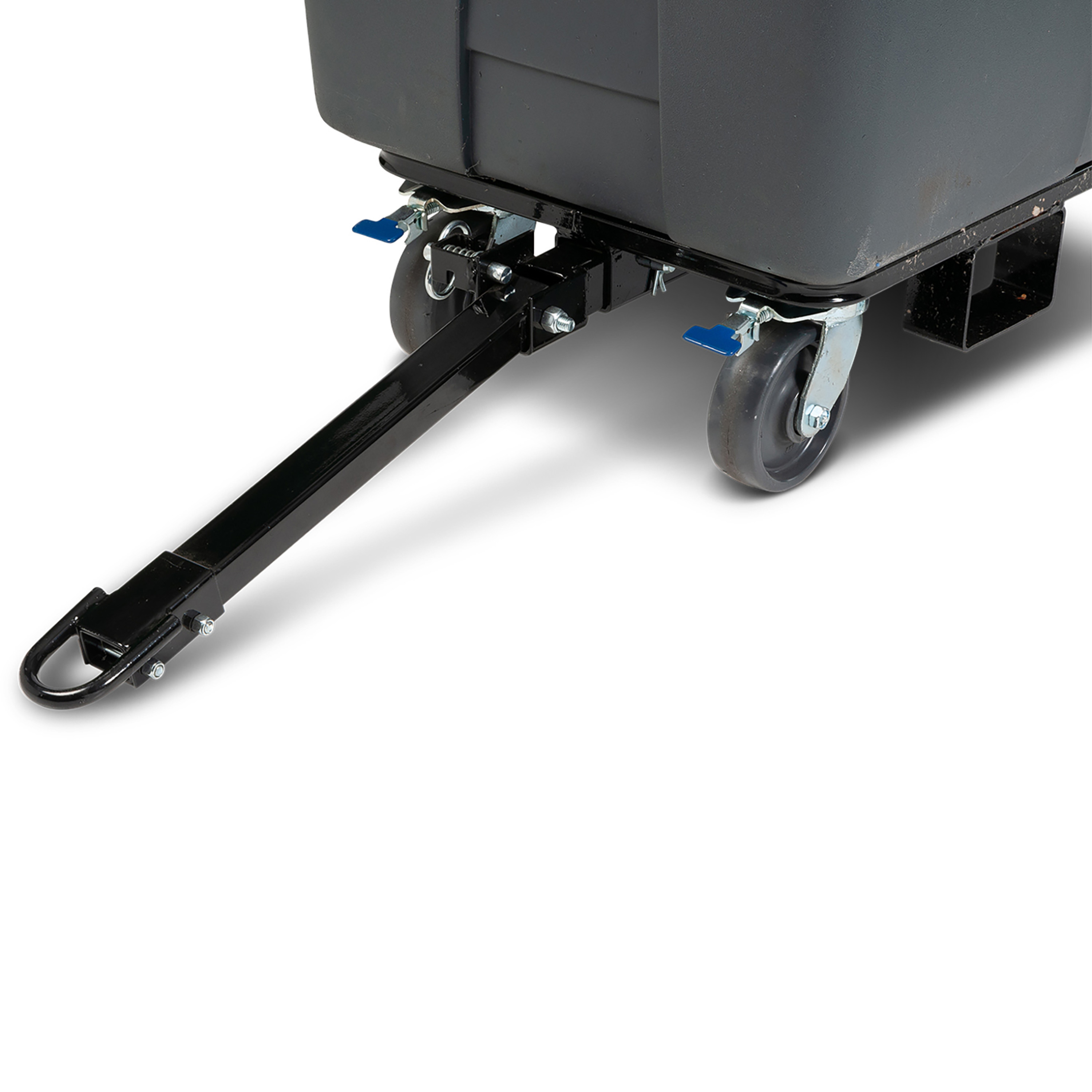 Toter 1 Cubic Yard 1,000 lbs. Capacity Towable Mobile Truck - Gray