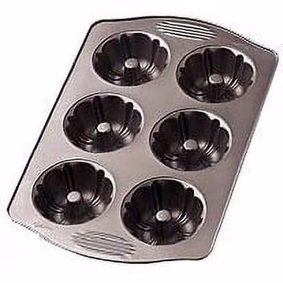 Wilton Excelle Elite Mini Fluted Bundt Pan-6 Cavity 4