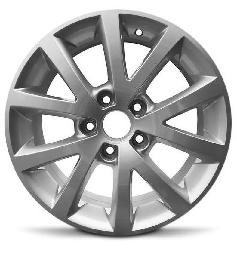 16 Inch Wheel for 2010-2016 Volkswagen Jetta 5 Lug Silver Aluminum Rim