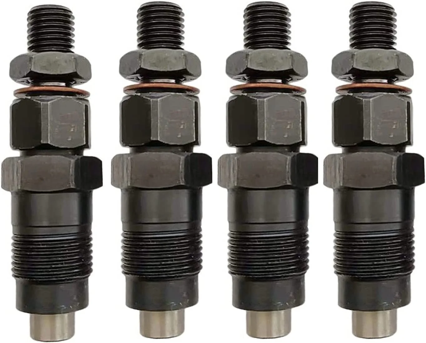 Seapple 4pcs Fuel Injector Assembly 093500-3400 23600-64050 Compatible with Toyota 1HZ Landcruiser Engine