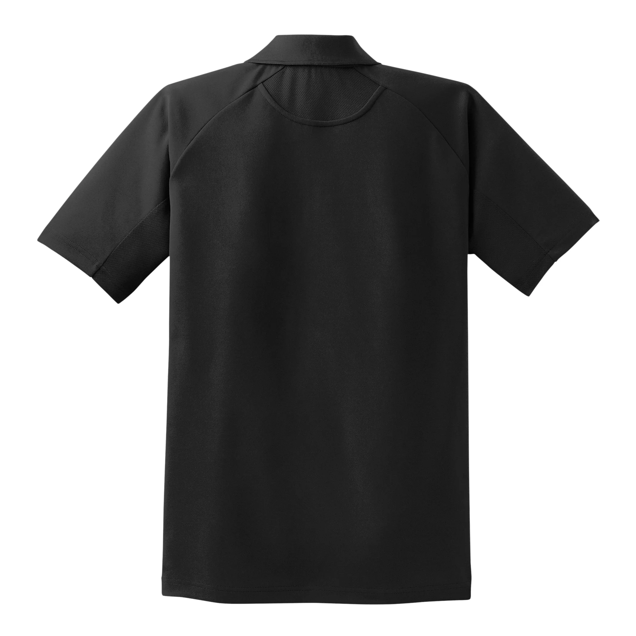 Mens Dri-Mesh Pro Polyester Polo Shirt Black X-Small