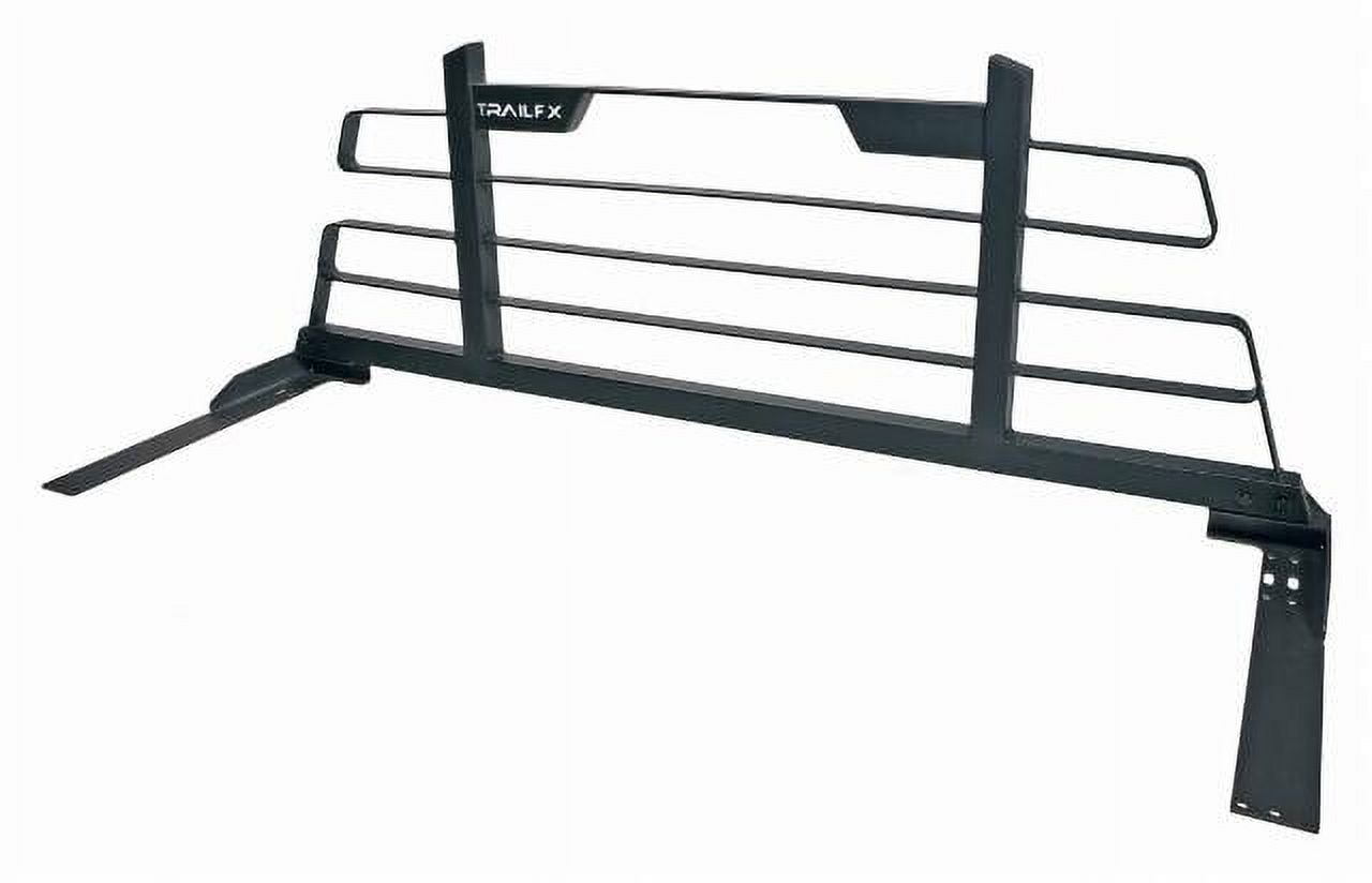 TrailFX HR002B Threaded Fasteners Titanium Black Powder Coated Frame Only Headache Rack
