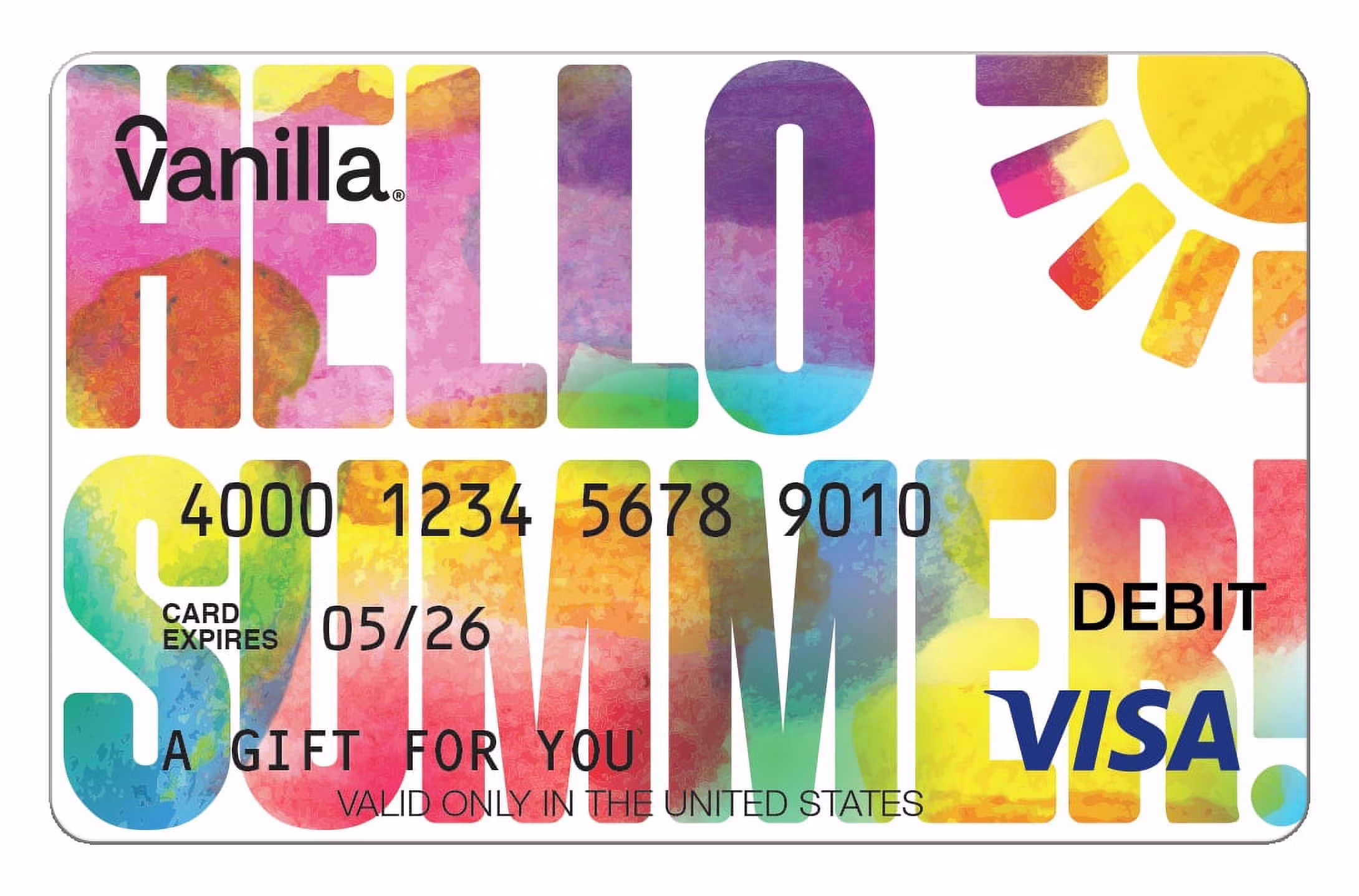 $100 Vanilla® Visa® Hello Summer eGift Card