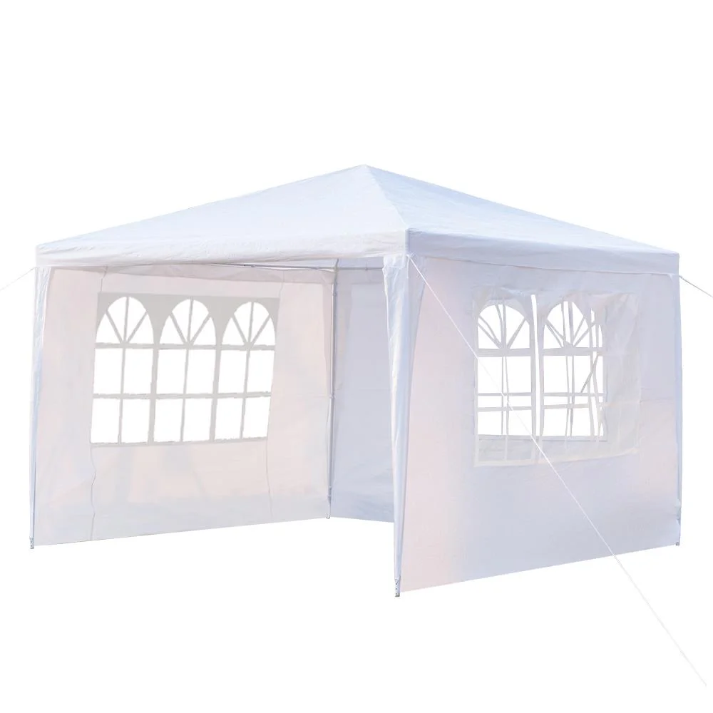 UBesGoo Canopy Wedding Tent with 3 Sidewalls Gazebo BBQ Pavilion Canopy (10' X 10')