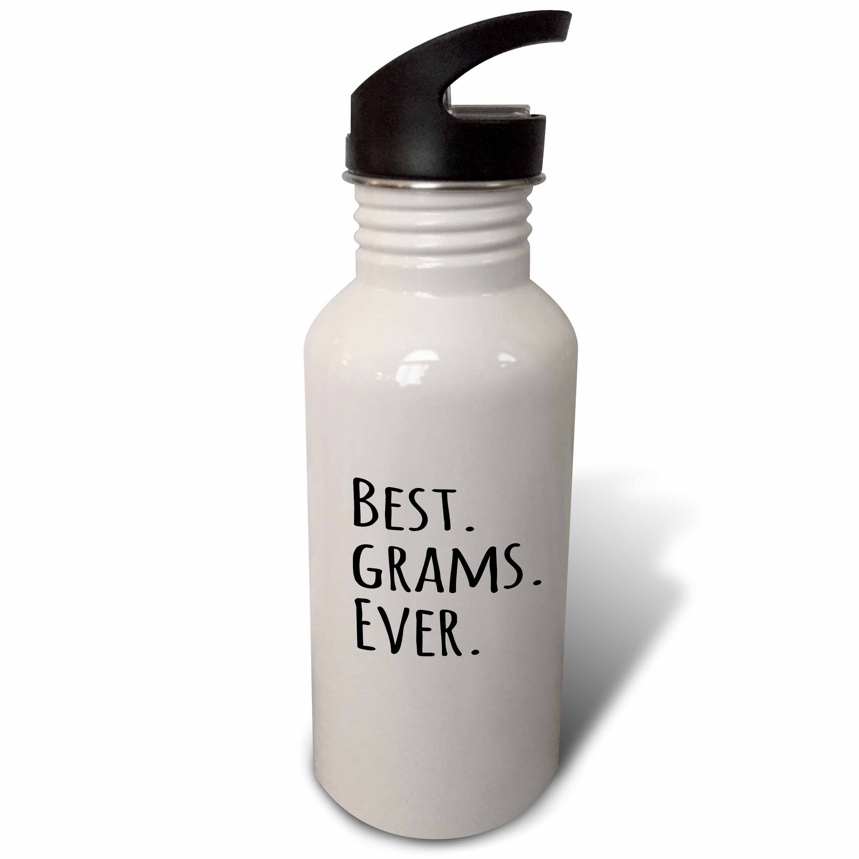 Best Grams Ever - Gifts for Grandmothers - Grandma nicknames - black text - family gifts 21 oz Sports Water Bottle wb-151508-1