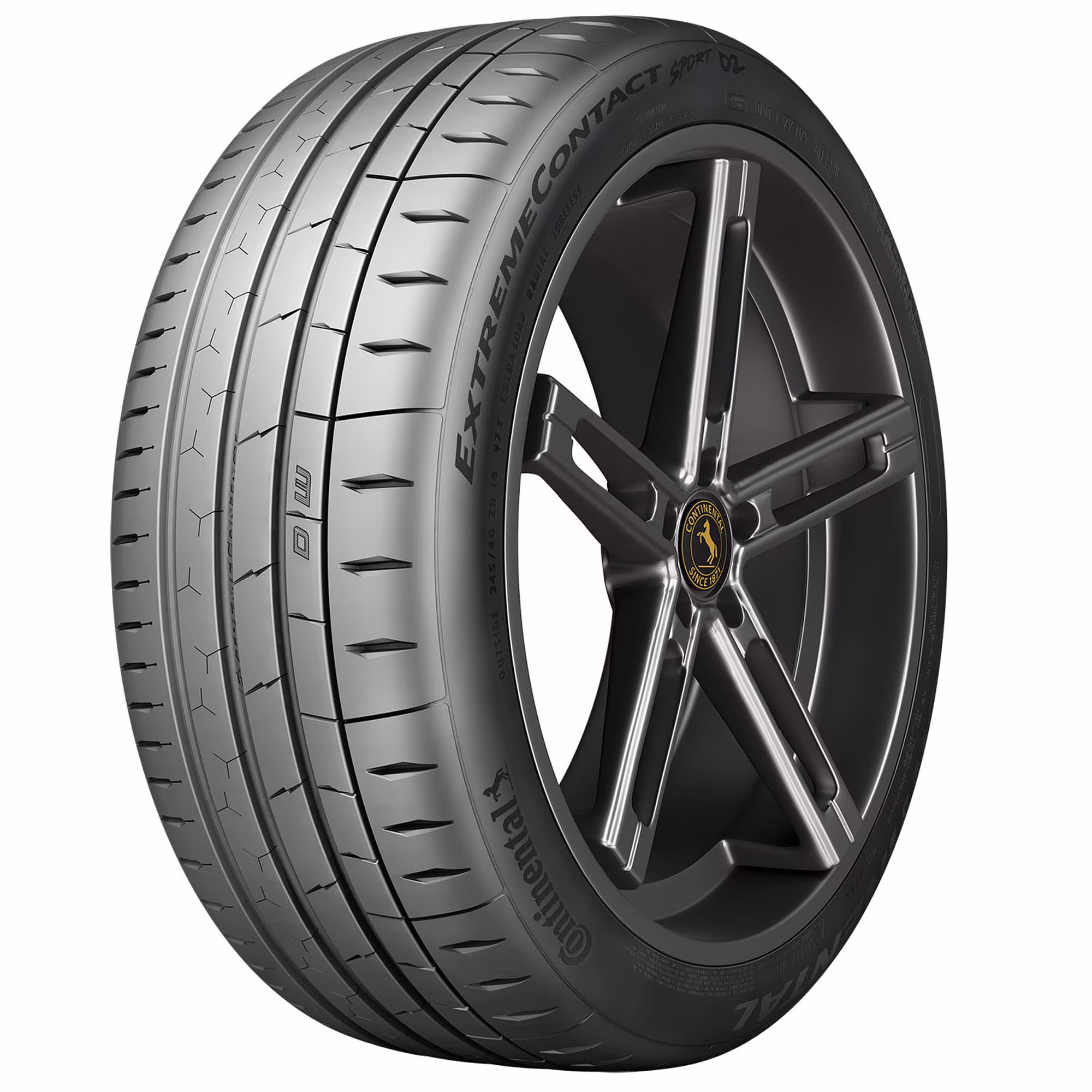 Continental ExtremeContact Sport 02 Summer 255/35ZR18 94Y XL Passenger Tire
