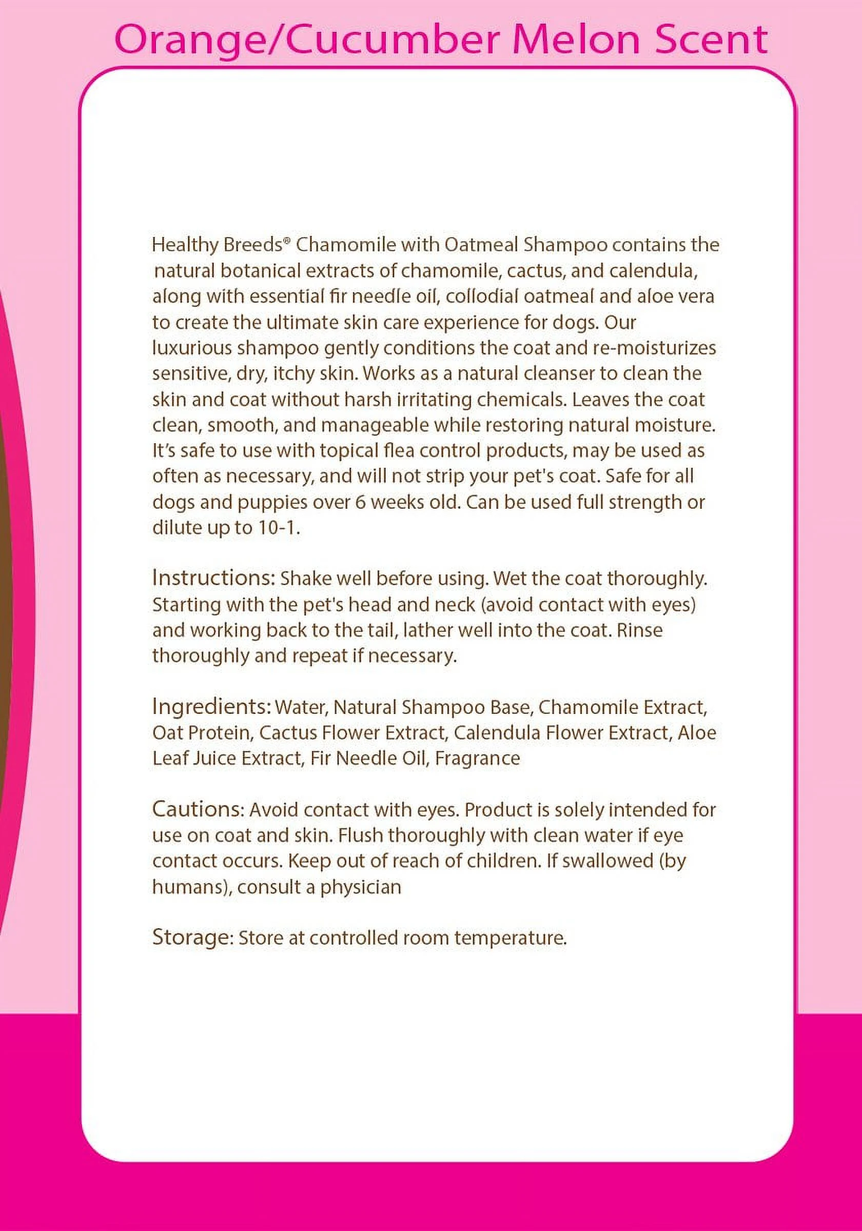 Healthy Breeds 840235161561 Maltese Chamomile Soothing Dog Shampoo