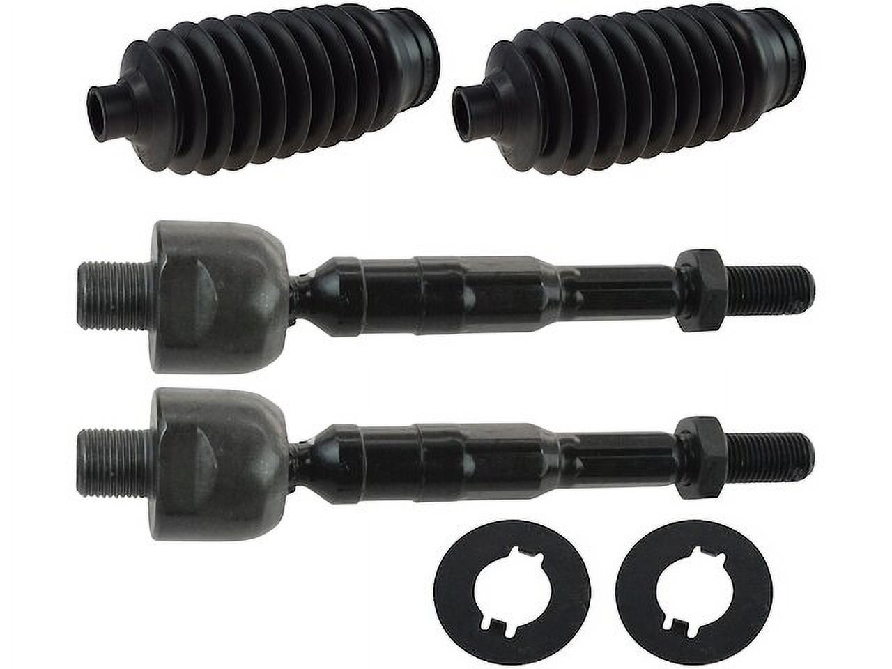 Tie Rod End and Steering Bellows Kit 4 Piece - Compatible with 2006 - 2011 Honda Civic 2007 2008 2009 2010