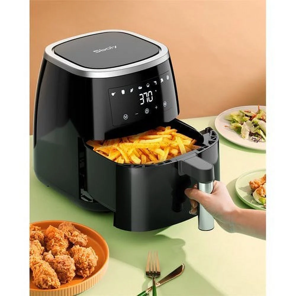 Sboly 8-in-1 6Qt Air Fryer with Touch-Screen Panel and Temperature Control, White
