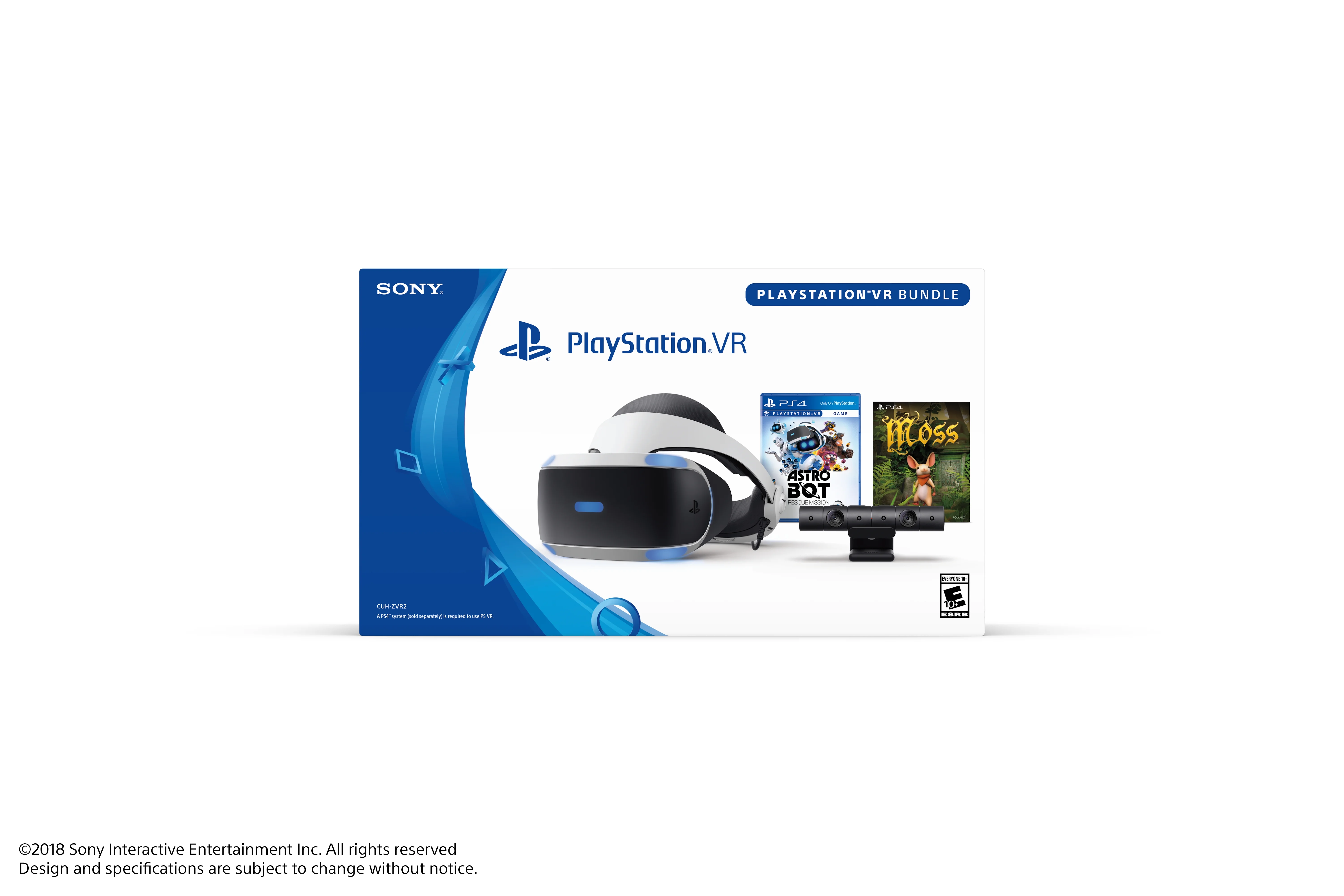 Sony PlayStation 4 VR, ASTRO BOT Rescue Mission + Moss Bundle, Black, 3003468