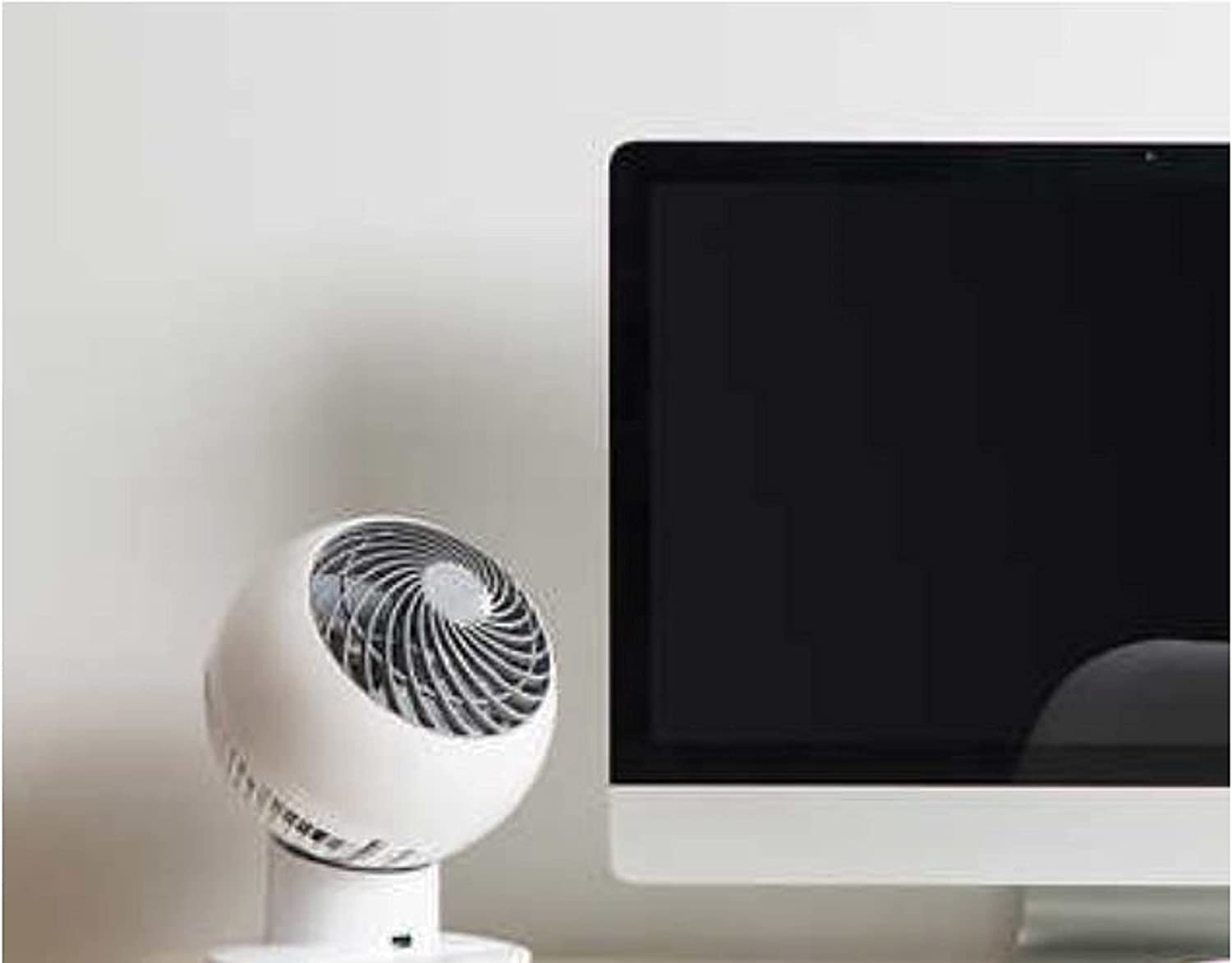 SC15T, Remote Controlled Compact Globe Oscillating Circulating Fan, White, 1 Pack