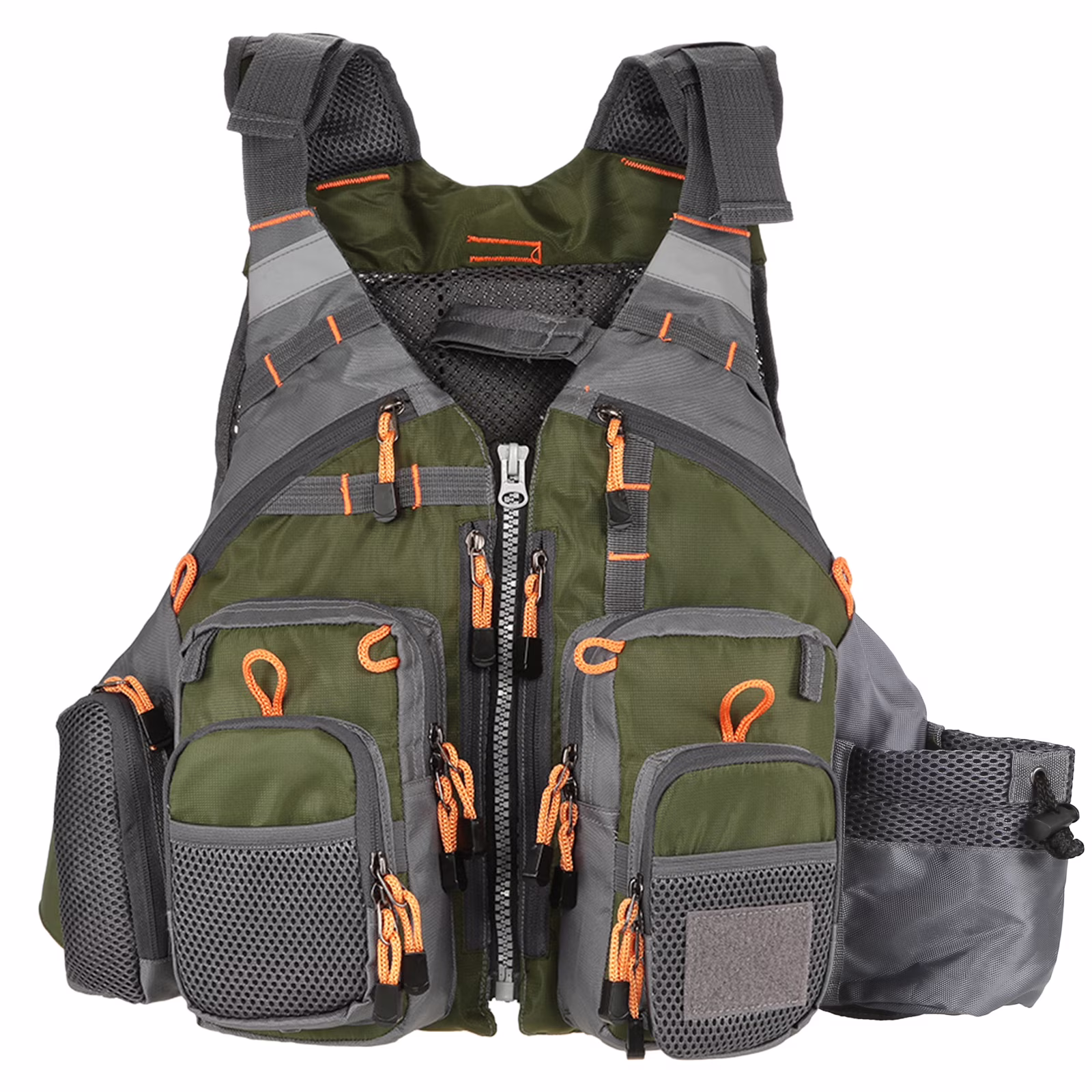 Lixada Life Vest,Breathable Padded Superior 209lb Safety Utility Vest Floatation Waistcoat Floatation Device Safety - Breathable Device Carrier Loops Device padded bottle Outdoor