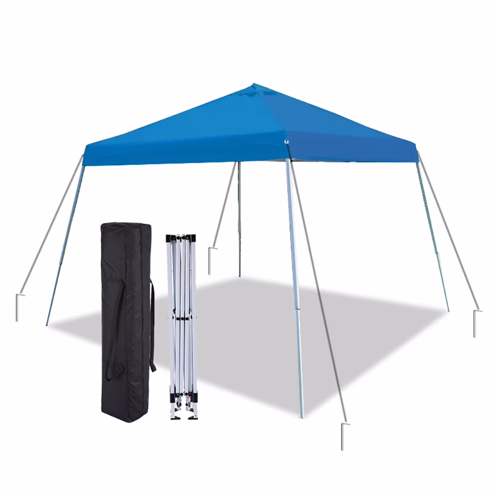 King Canopy Slant leg 10'x10' Instant Pop Up Tent, Blue
