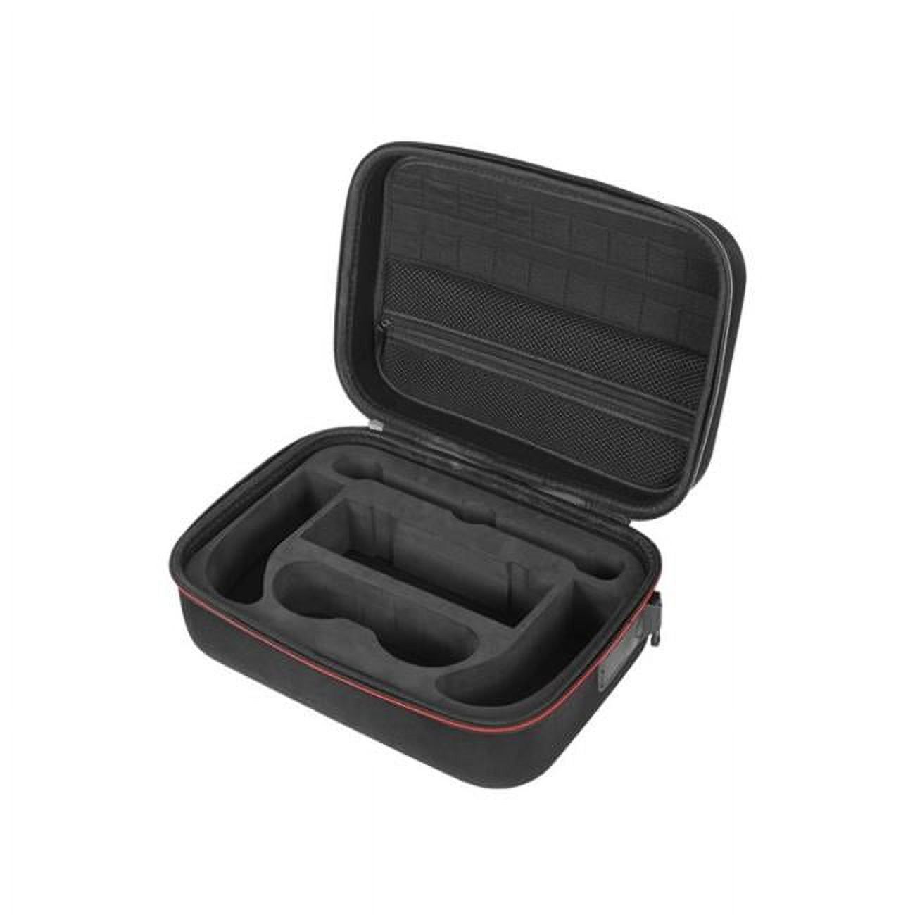 Portable Deluxe Carrying Case for Nintendo Switch Protected Travel Case w/ Rubberized Handle Shoulder Strap - Black