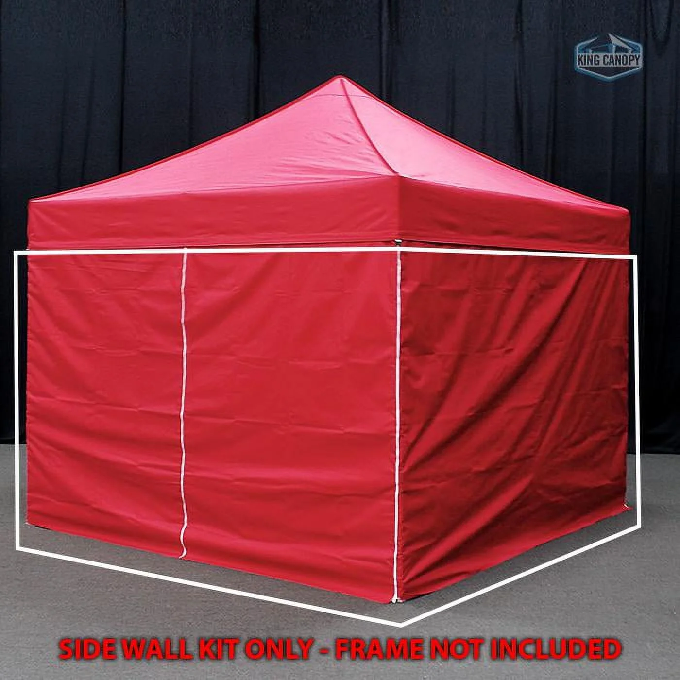 Universal Instant 10x15 - 4 Pack Side Walls Red
