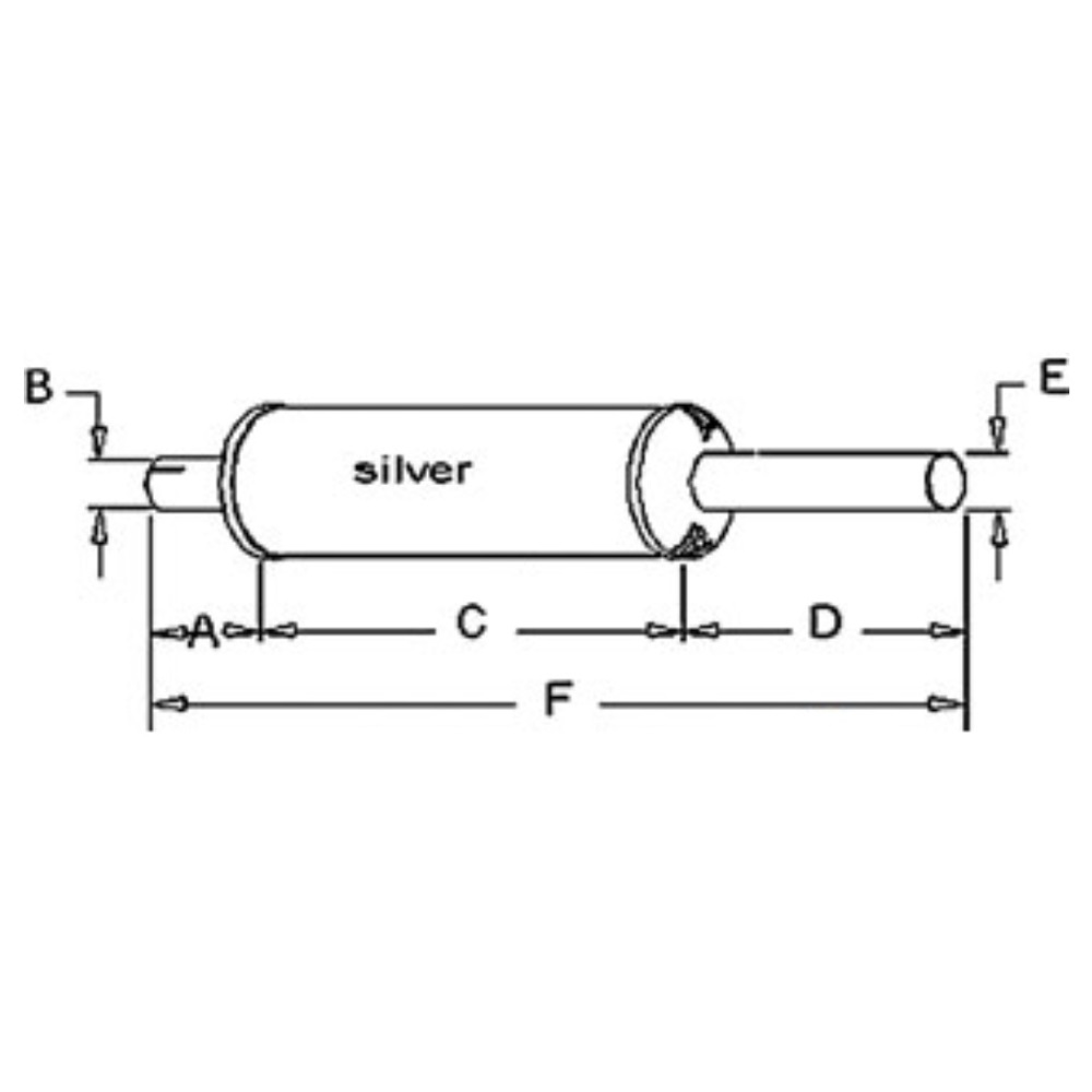 RAParts 350601R95 357288R92 IH-10 Muffler Fits Case/International Tractor H SUPER H