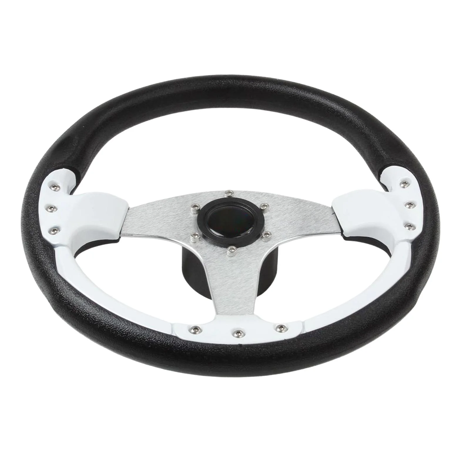 13.8 inch Boat Steering Wheel Replacement Nonslip for Pontoon Boats Vessels