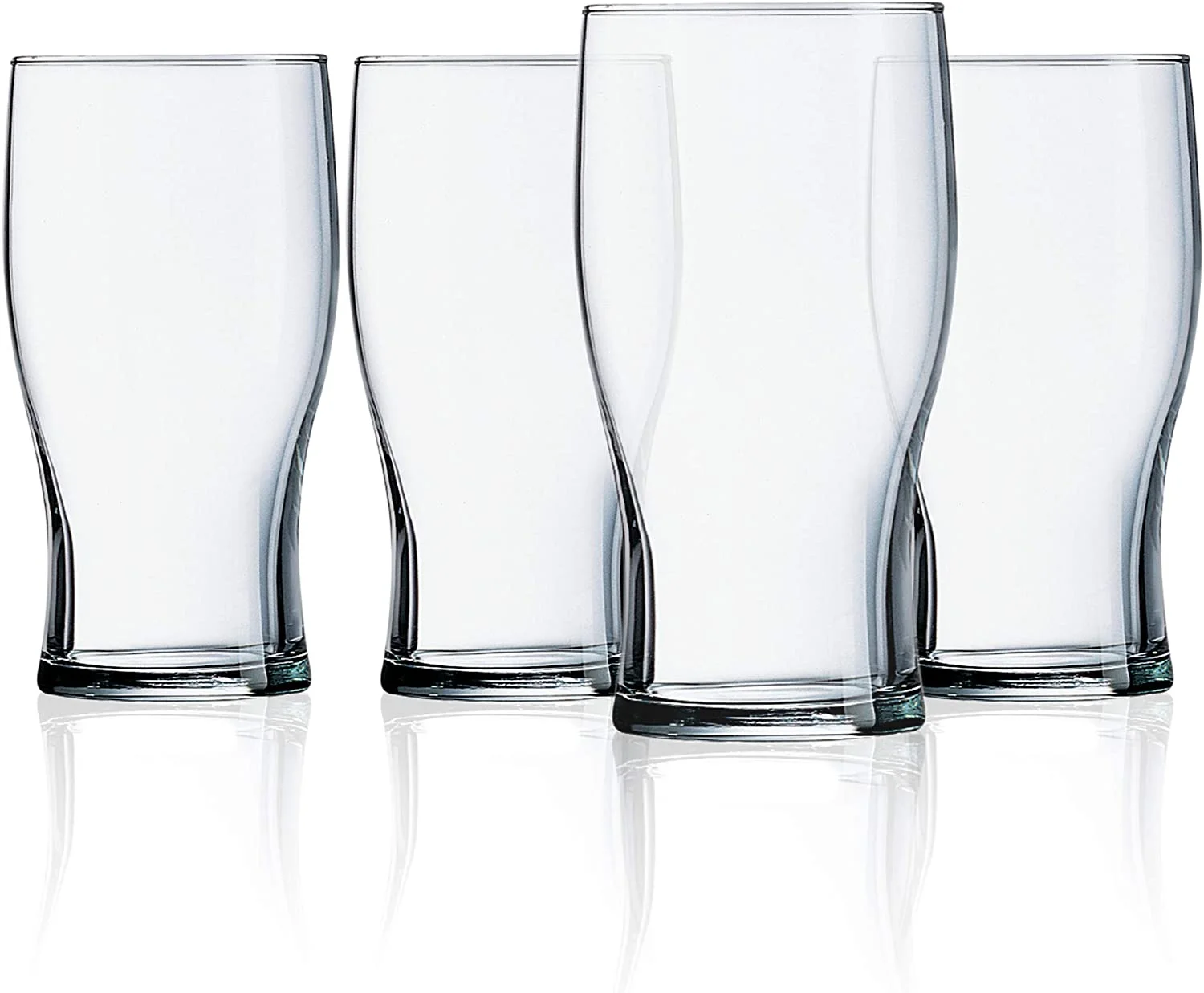 Luminarc Craft Brew 19.5 Ounce Tulip Pint Glass, Set Of 4, Clear