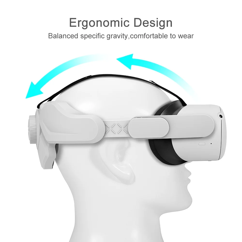 2021 Oculus Quest 2 All-In-One VR Headset, Touch Controllers, 128GB SSD, 1832x1920 up to 90 Hz Refresh Rate LCD, Glasses Compatible, 3D Audio, Mytrix Head Strap, Cable