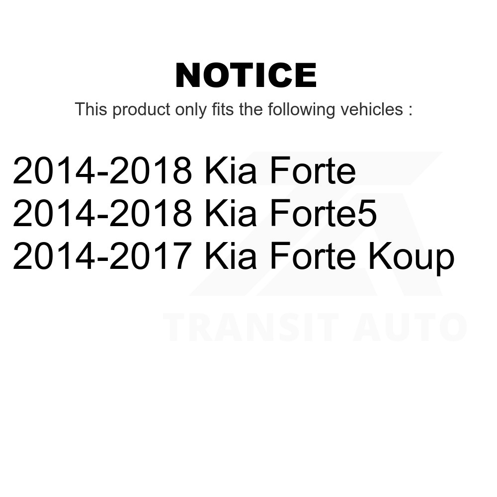 Front Steering Tie Rod End Kit For Kia Forte Forte5 Koup KTR-103880