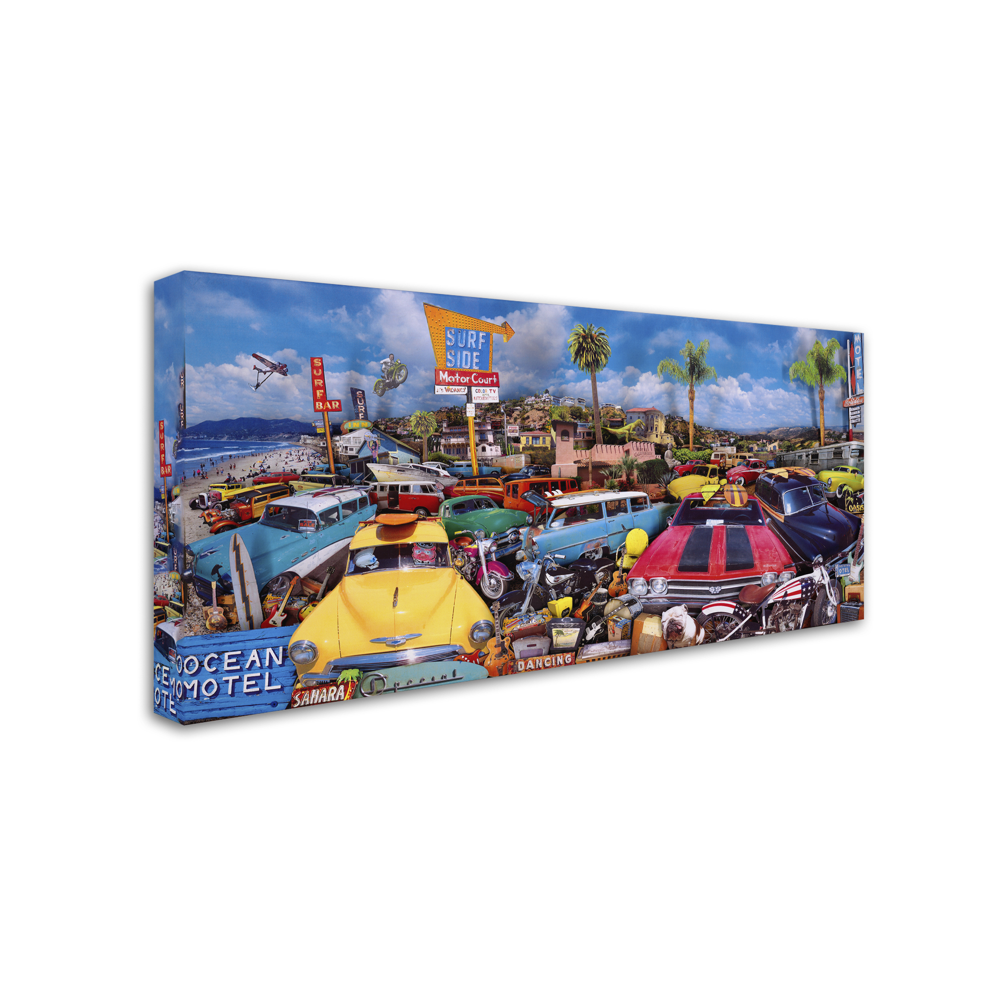 Trademark Fine Art 'Malibu Surf Bar' Canvas Art by John Roy