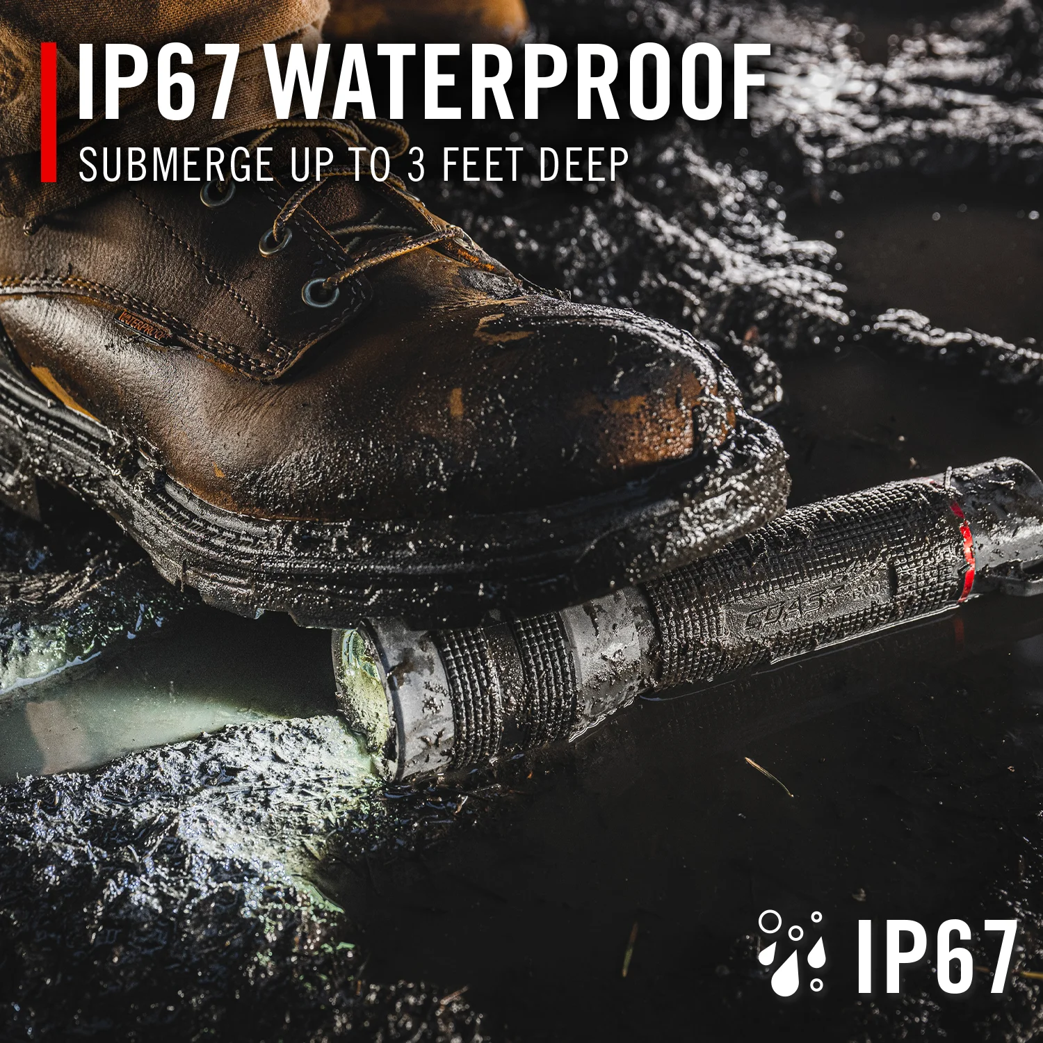 Coast GX35 IP67 Waterproof Flashlight, 13 oz.