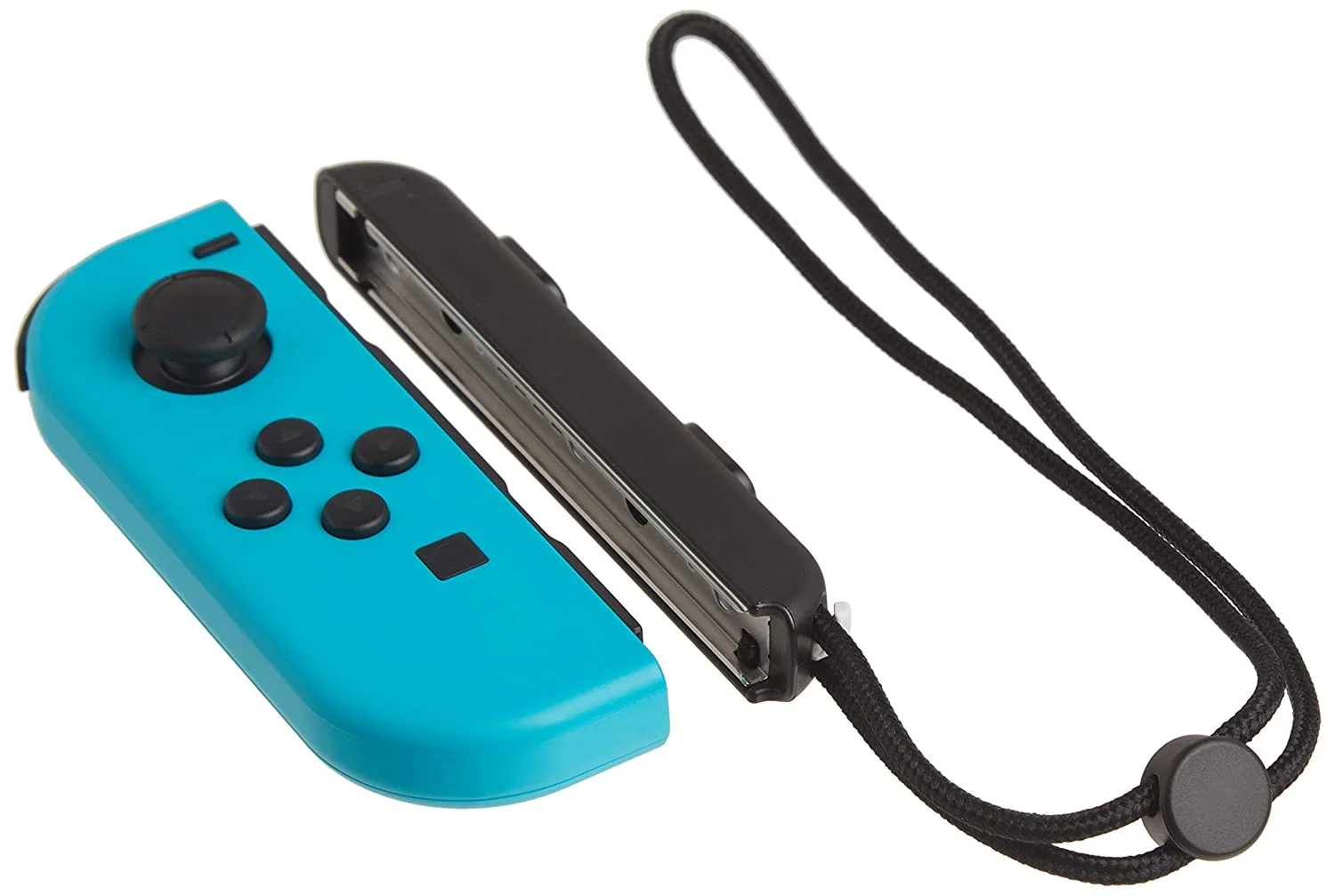 Pre-Owned Nintendo - Joy-Con (L) - Neon Blue With Cleaning Manual Kit Bolt Axtion Bundle (Refurbished: Like New)